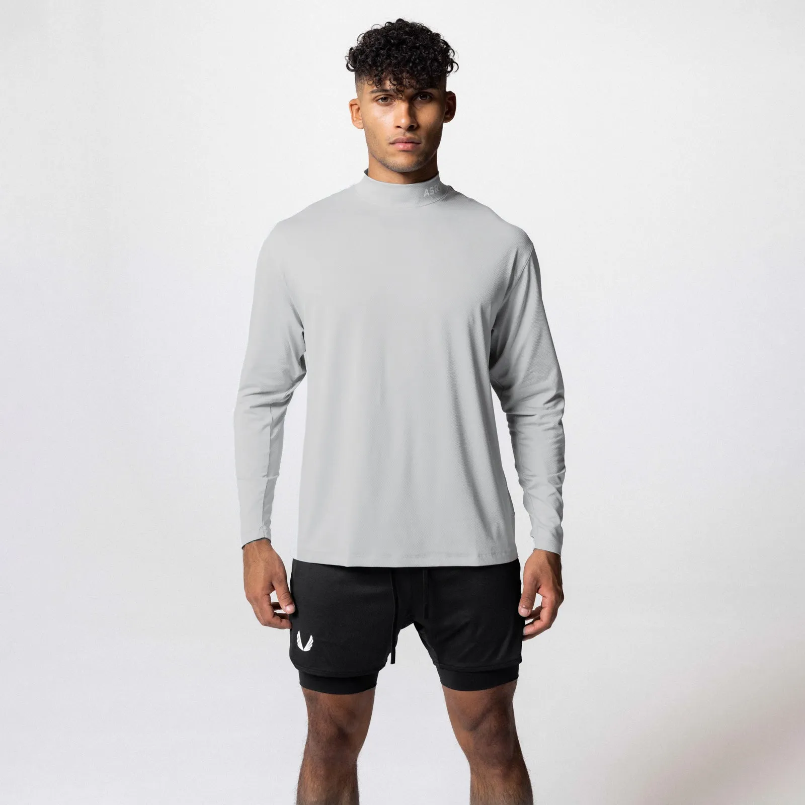 0661. Silver-Lite™ 2.0 Mock Neck Long Sleeve - Slate Grey