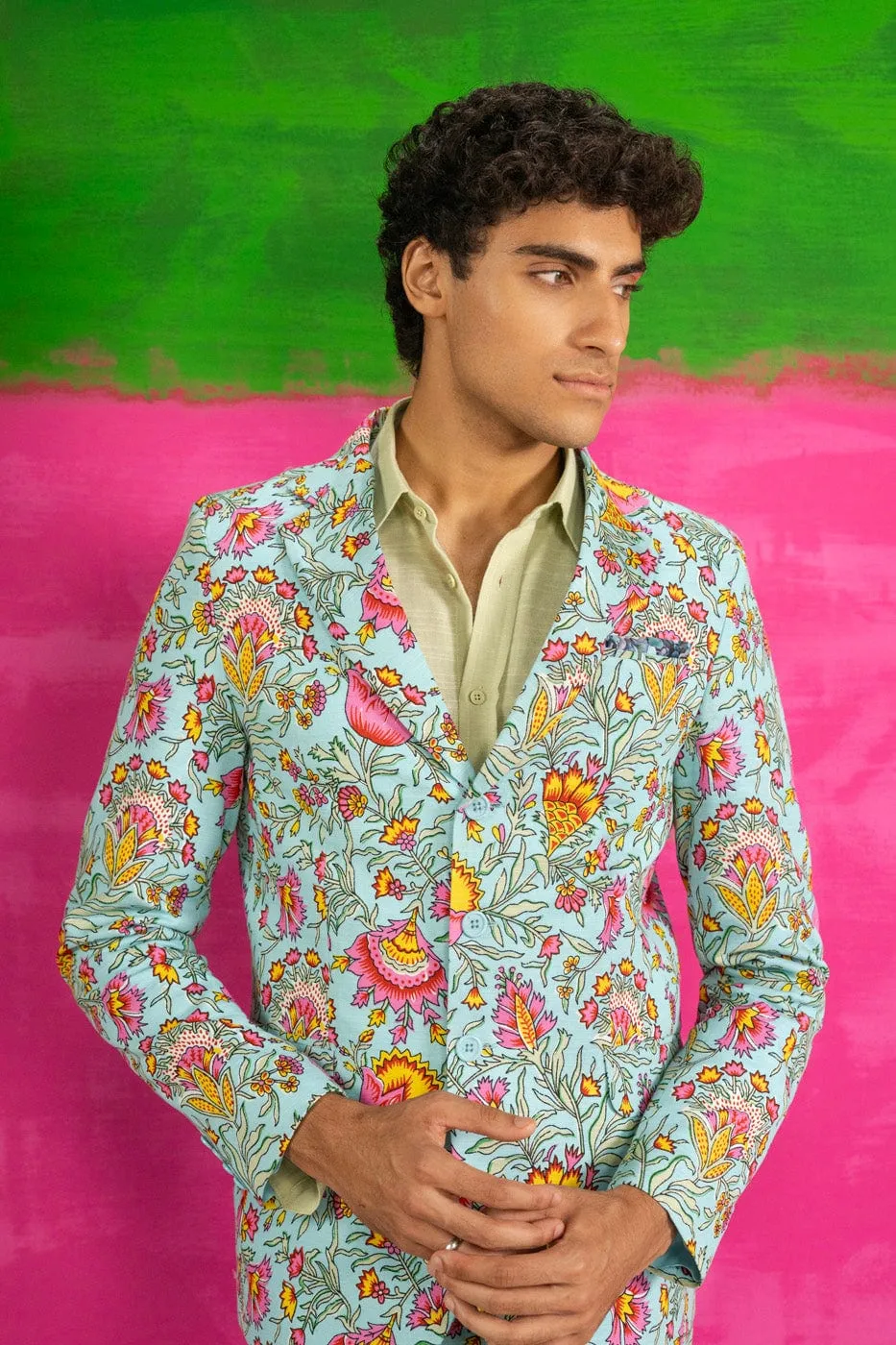 1 Pc Printed Khaddar Shirt 