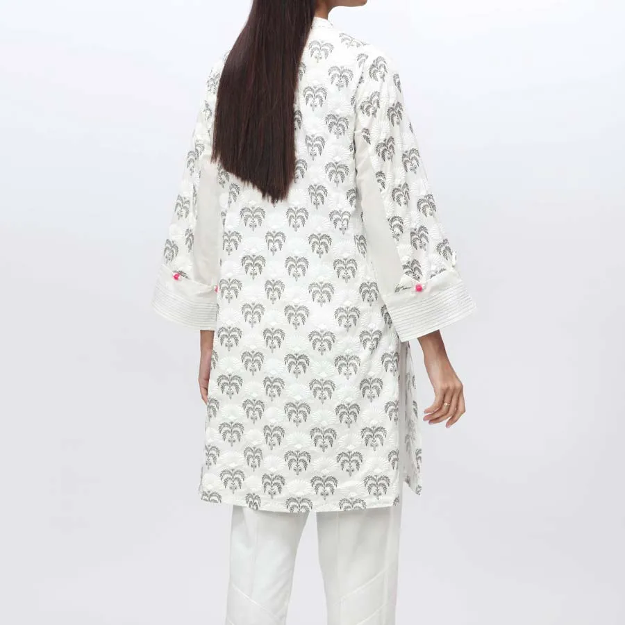 1PC- Puff Printed Cambric Shirt PS4005