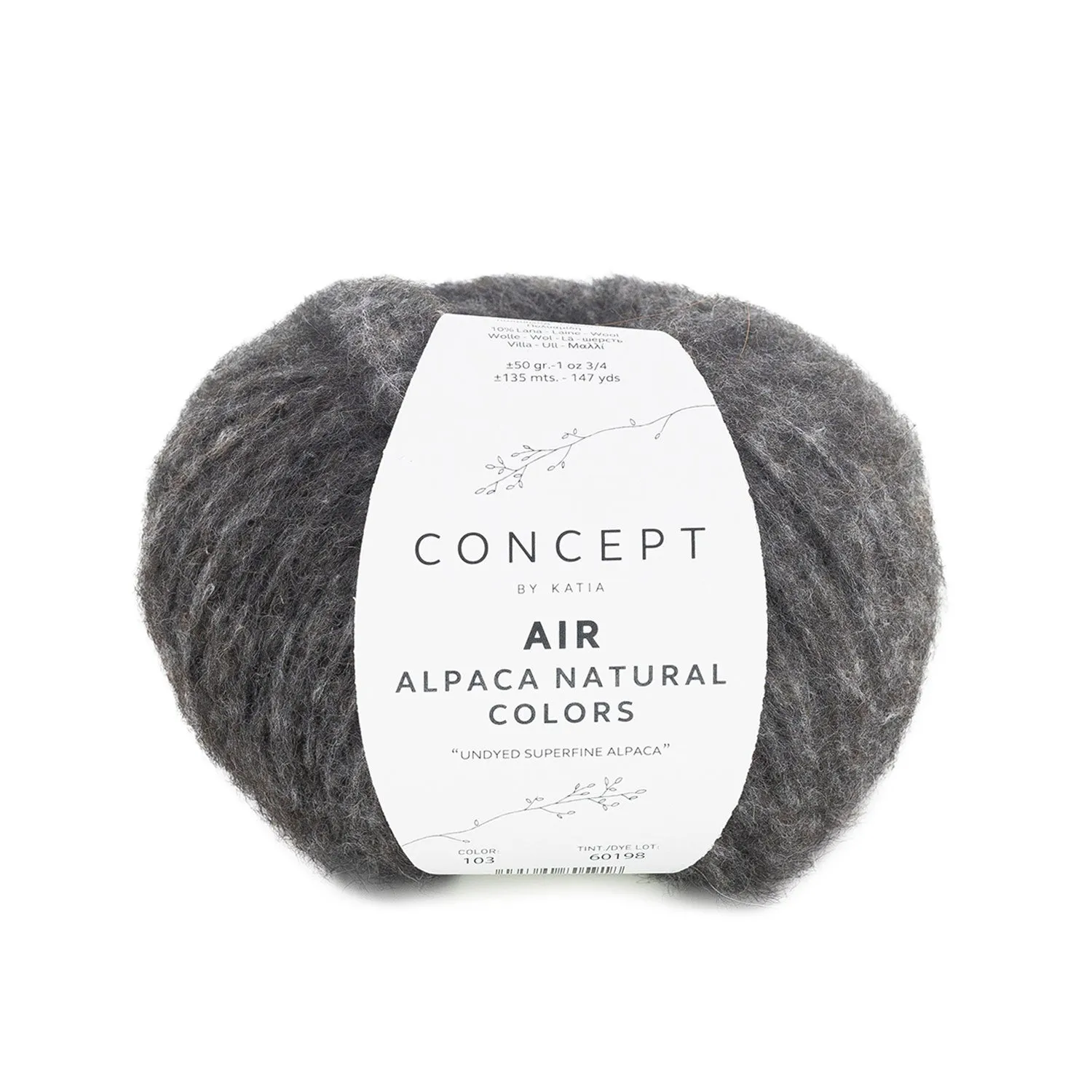 Air Alpaca Natural colours by Katia