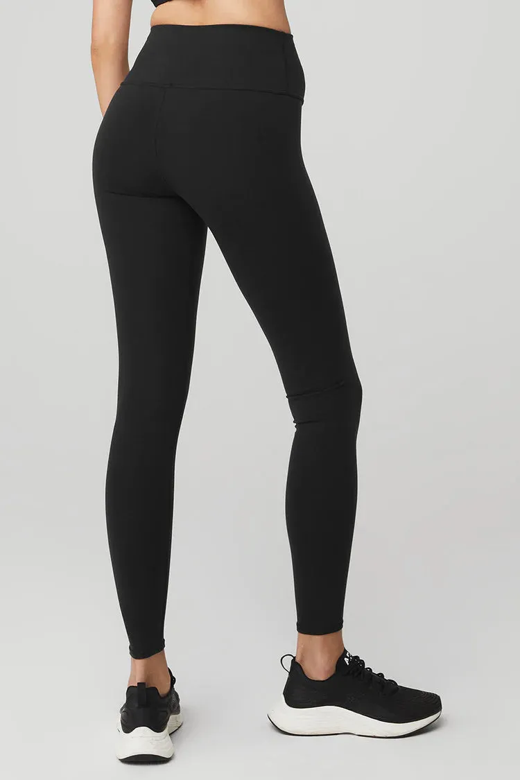 Alo Yoga Women's Airbrush High Waist No Seam Leggings - Black