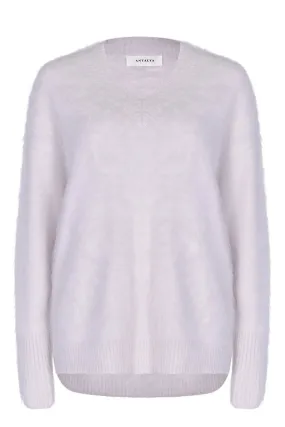 Antalya V-Neck Knit - Eggshell