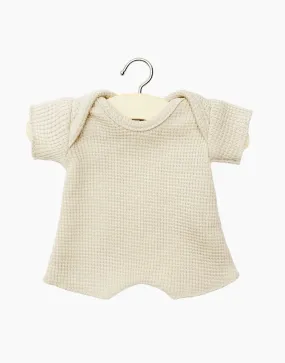 Babies – Linen Honeycomb Knit Shorty Bodysuit