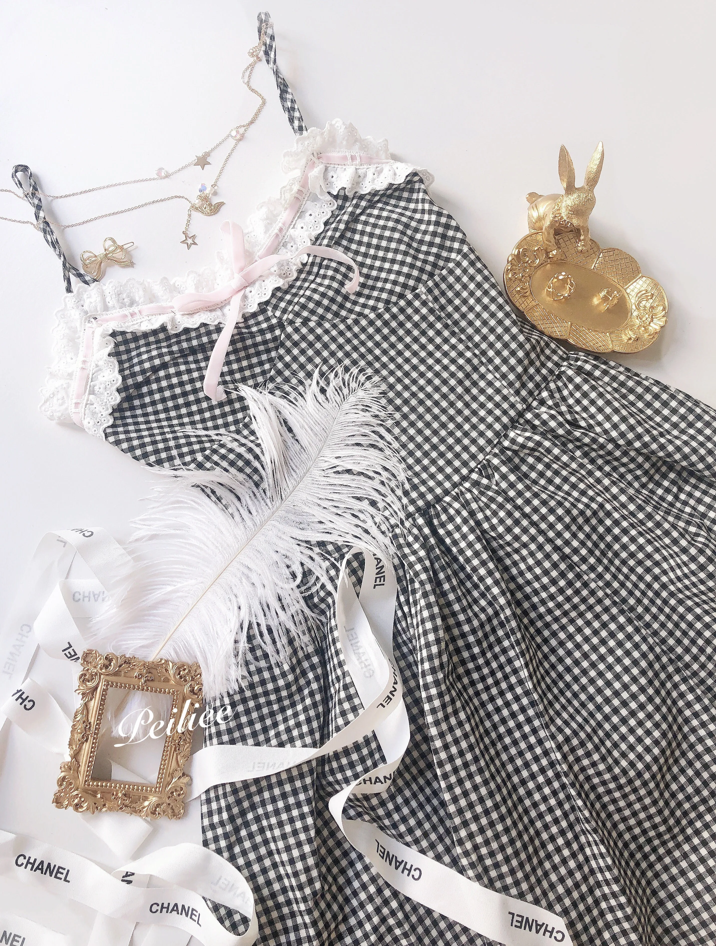 Ballet Dream Babydoll Ballerina gingham dress