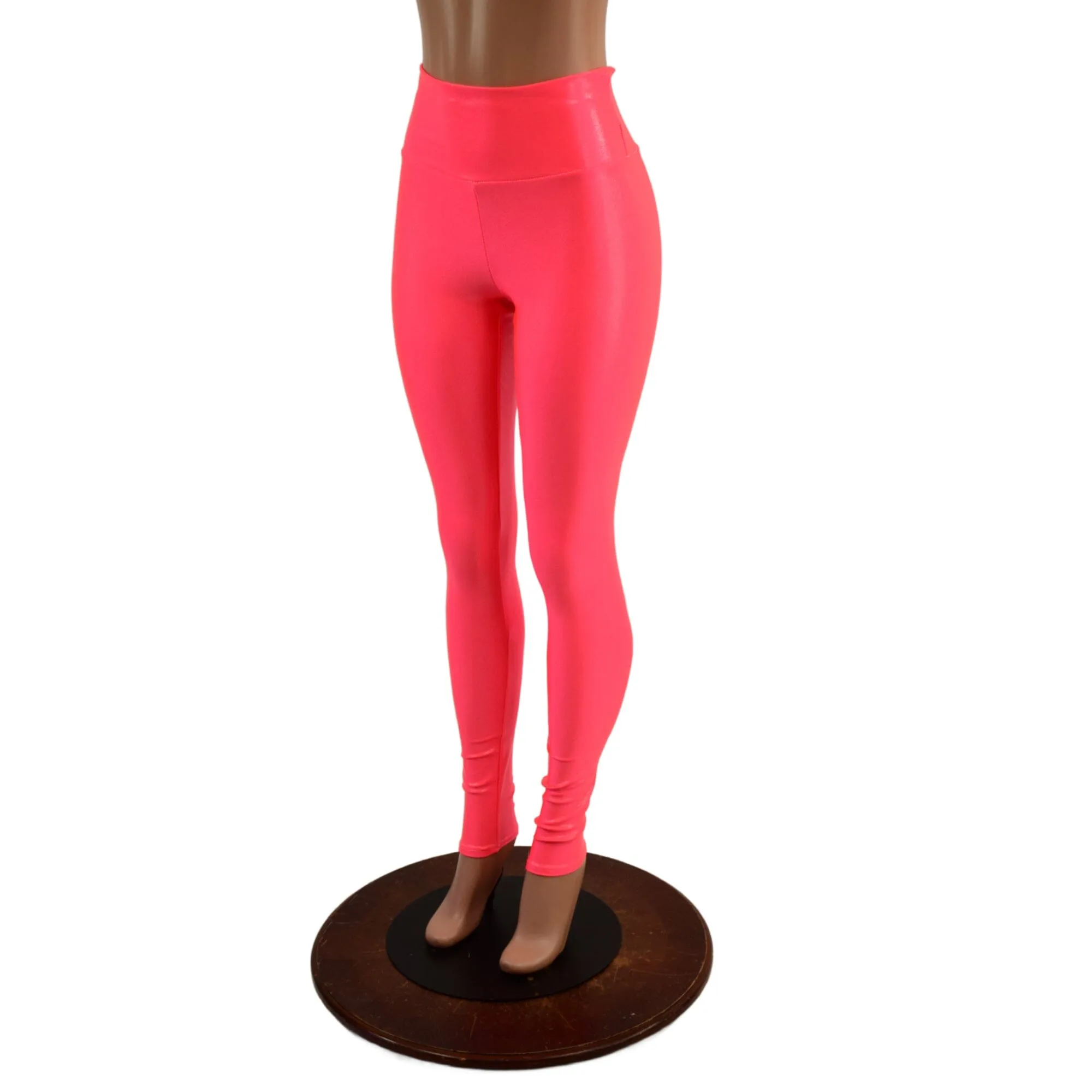 Blazing Coral UV Glow High Waist Leggings