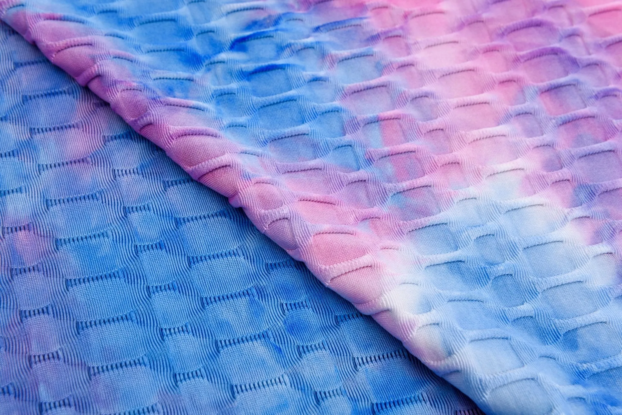 Bubble Jacquard Tie-Dye Sports Fabric