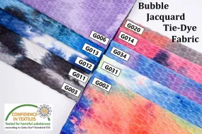 Bubble Jacquard Tie-Dye Sports Fabric