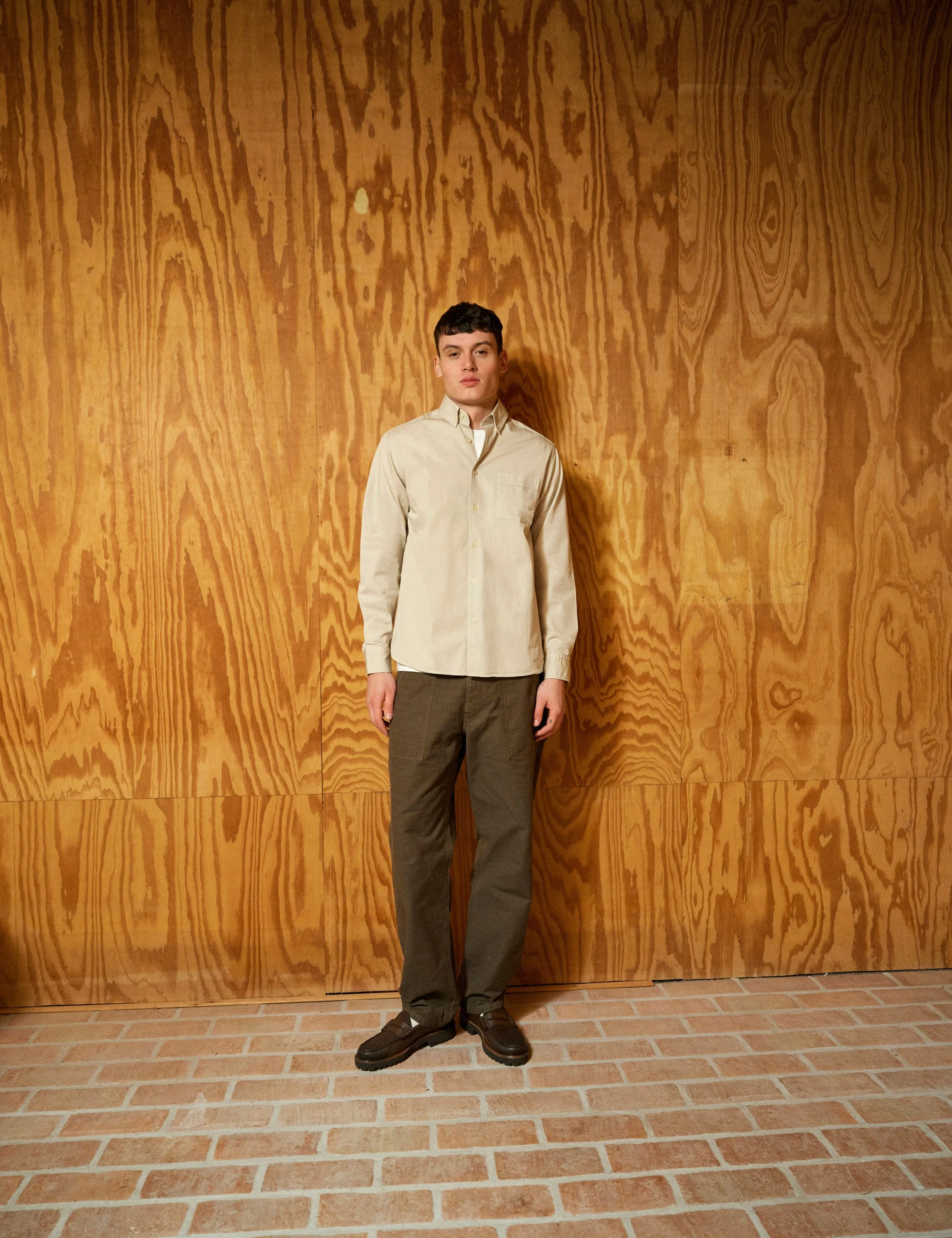 Camp Light Twill Shirt | Oat