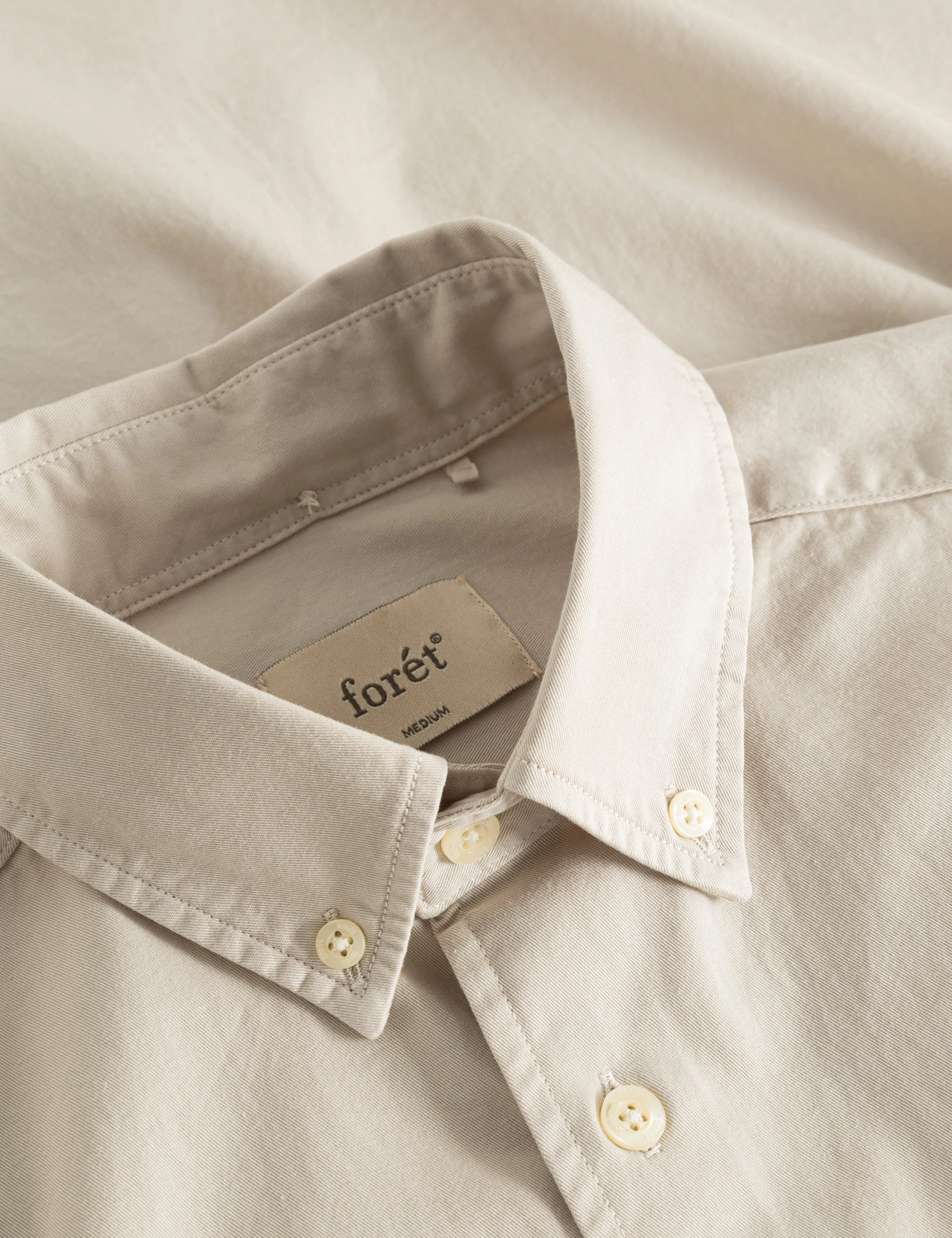 Camp Light Twill Shirt | Oat