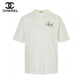 Chanel Signature Logo White T-Shirt