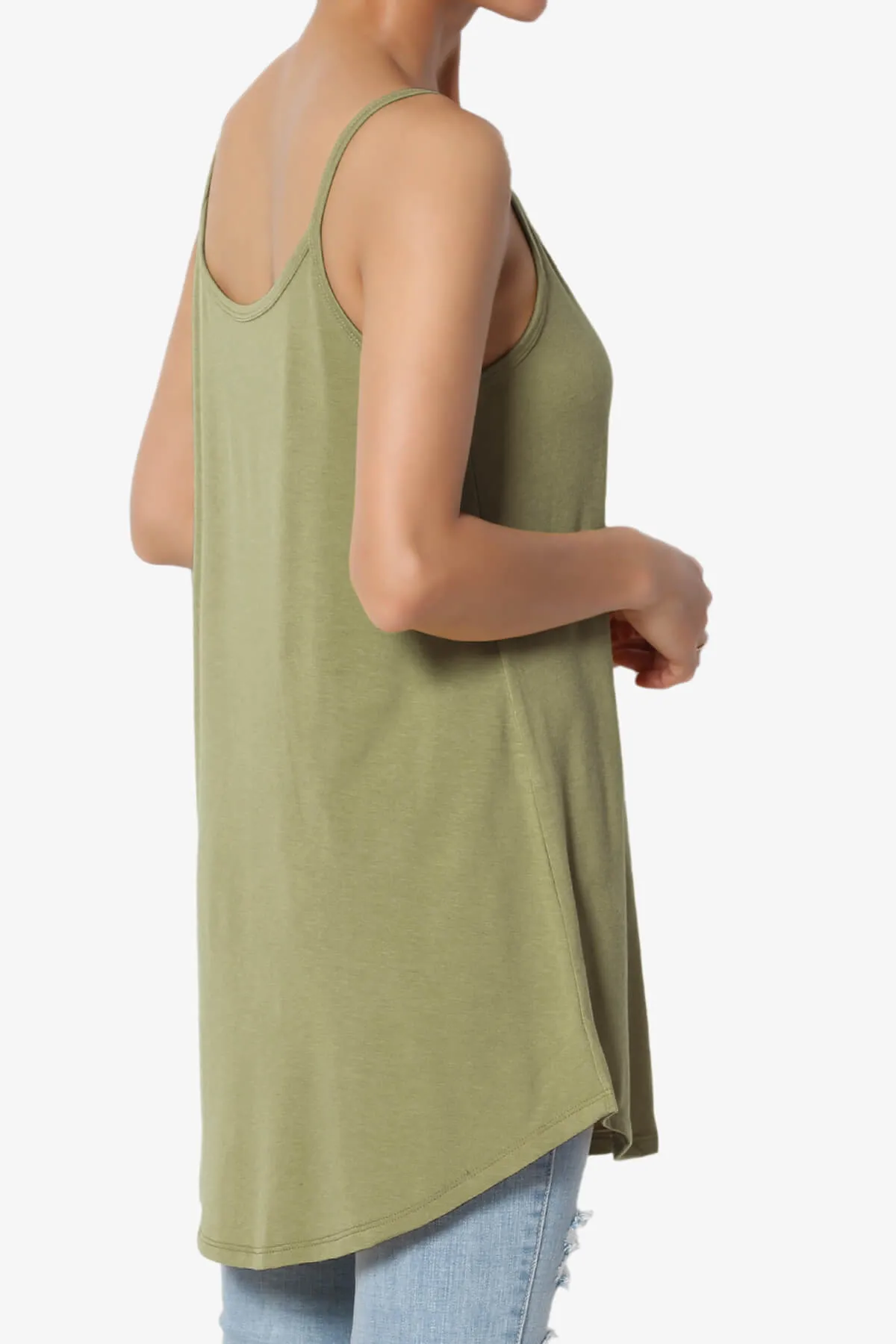 Chelsea Scoop & V Neck Flared Camisole Top PLUS MORE COLORS