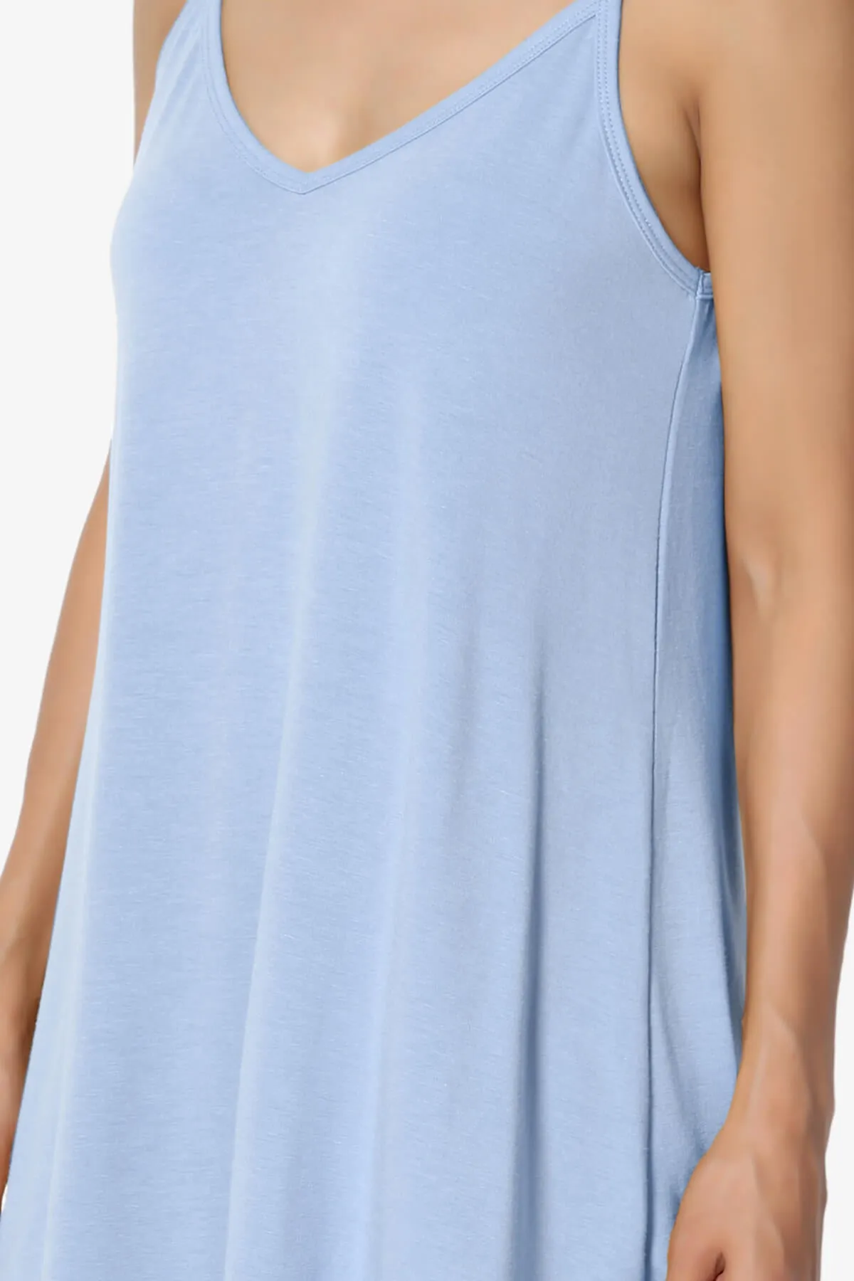 Chelsea Scoop & V Neck Flared Camisole Top PLUS MORE COLORS