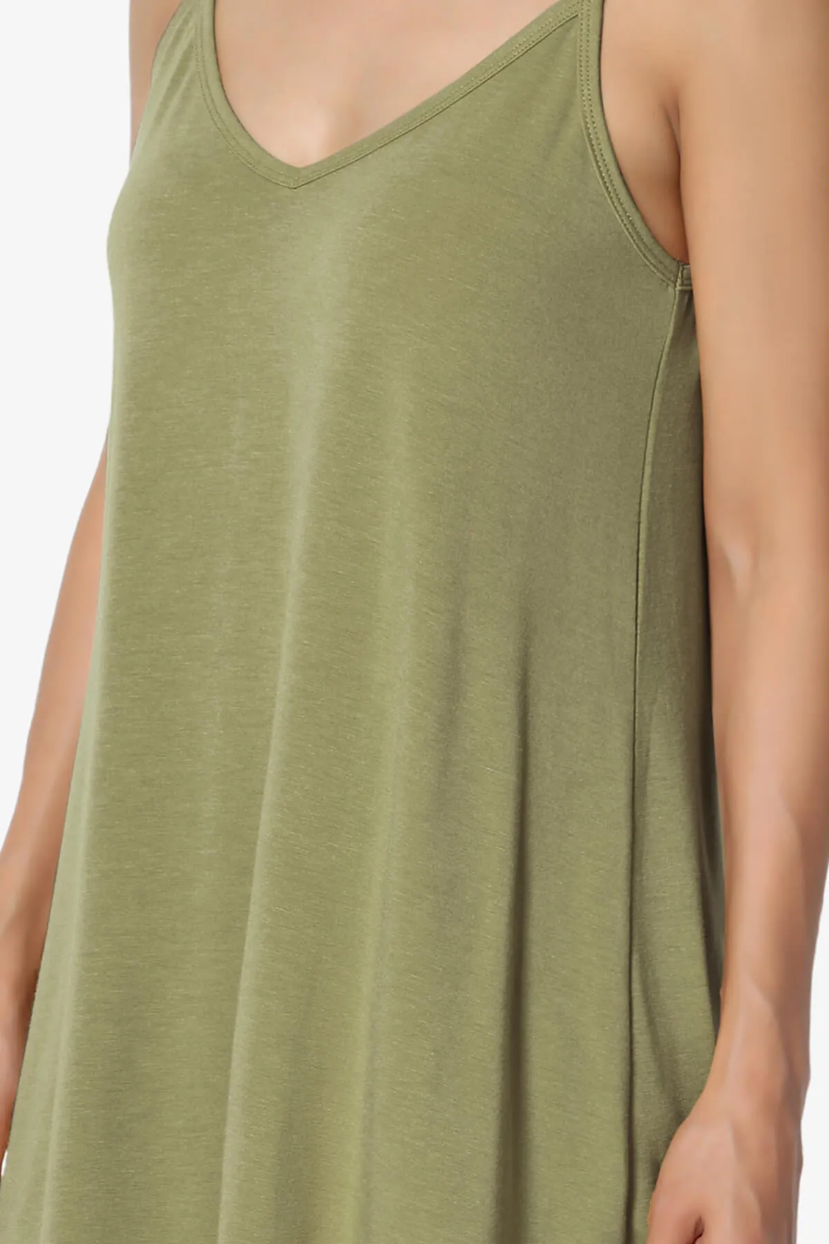 Chelsea Scoop & V Neck Flared Camisole Top PLUS MORE COLORS