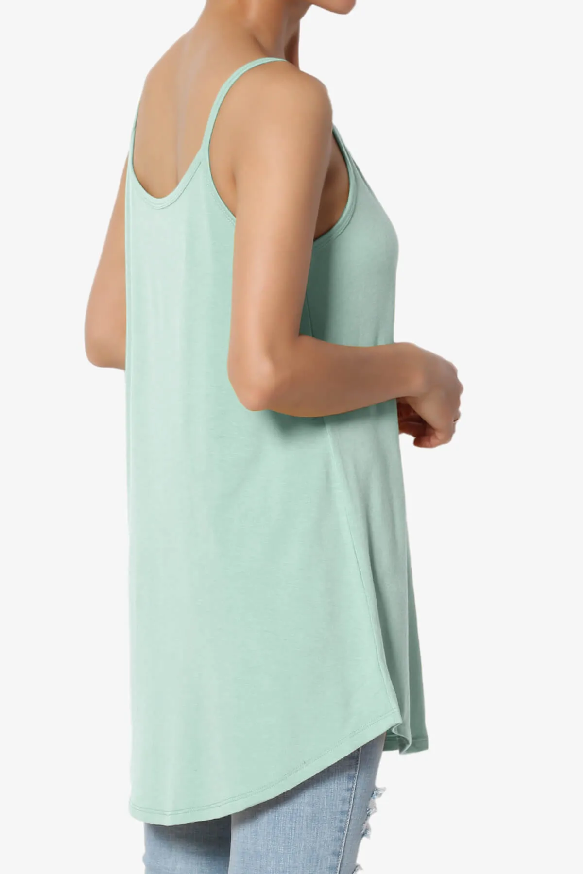 Chelsea Scoop & V Neck Flared Camisole Top PLUS MORE COLORS