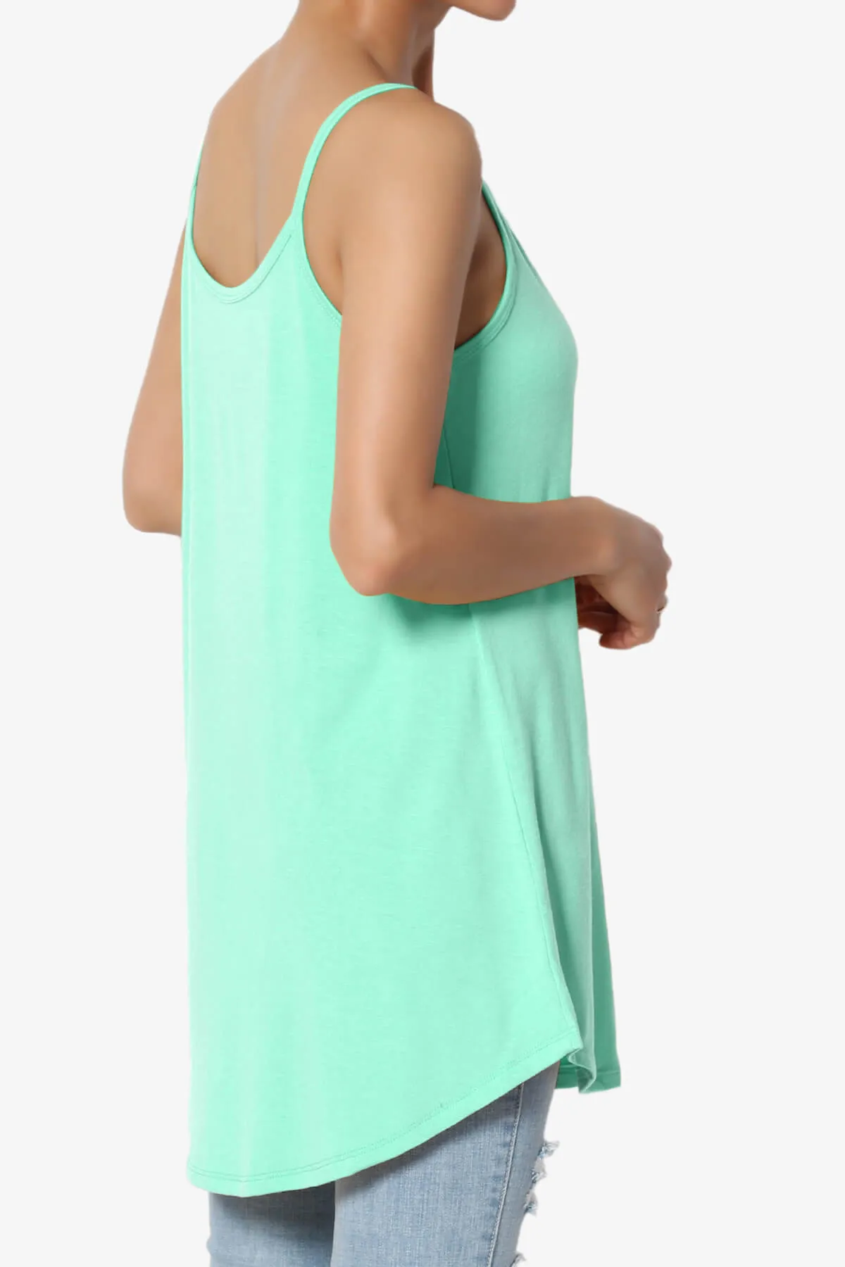 Chelsea Scoop & V Neck Flared Camisole Top PLUS MORE COLORS