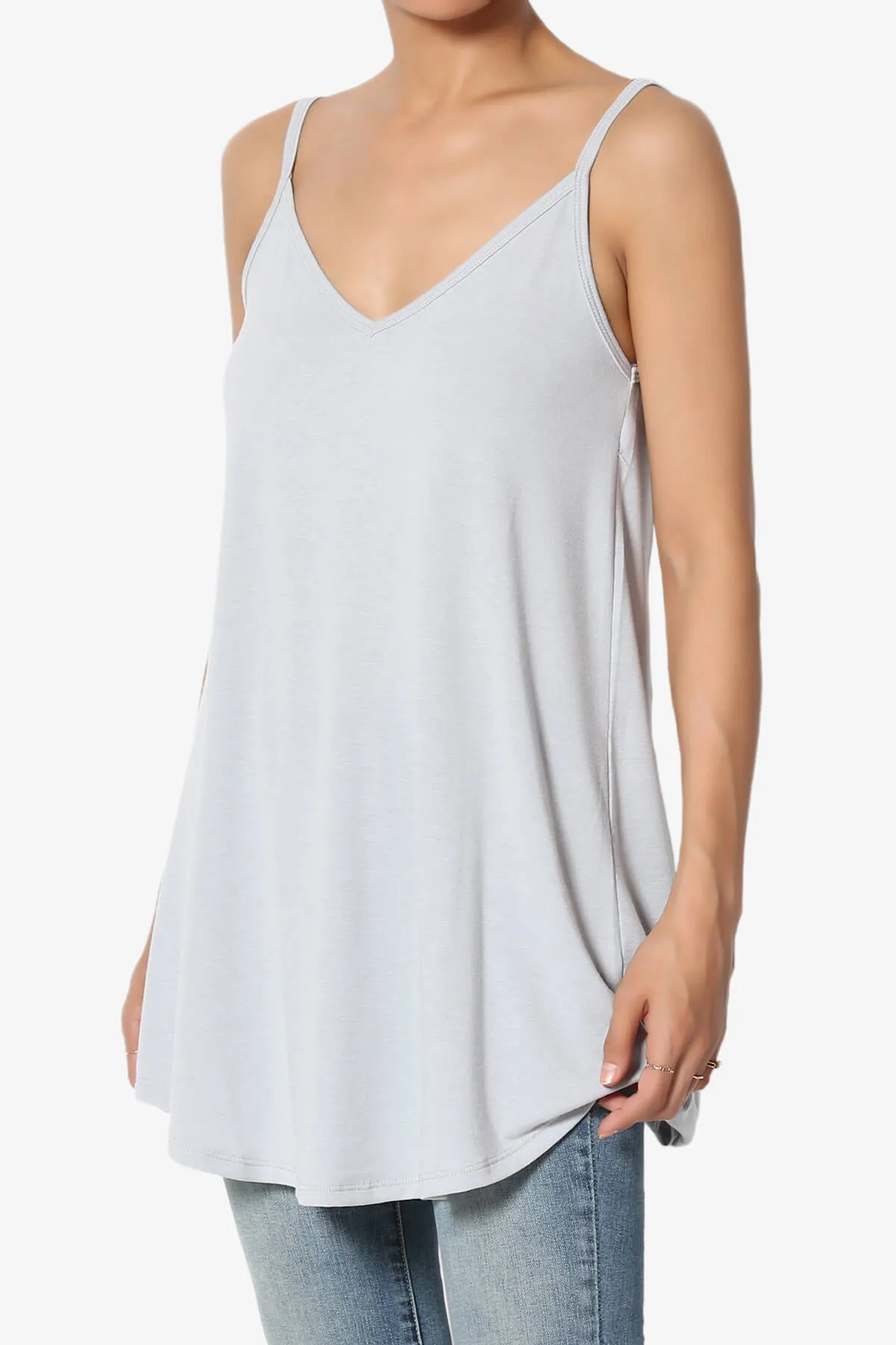 Chelsea Scoop & V Neck Flared Camisole Top PLUS MORE COLORS