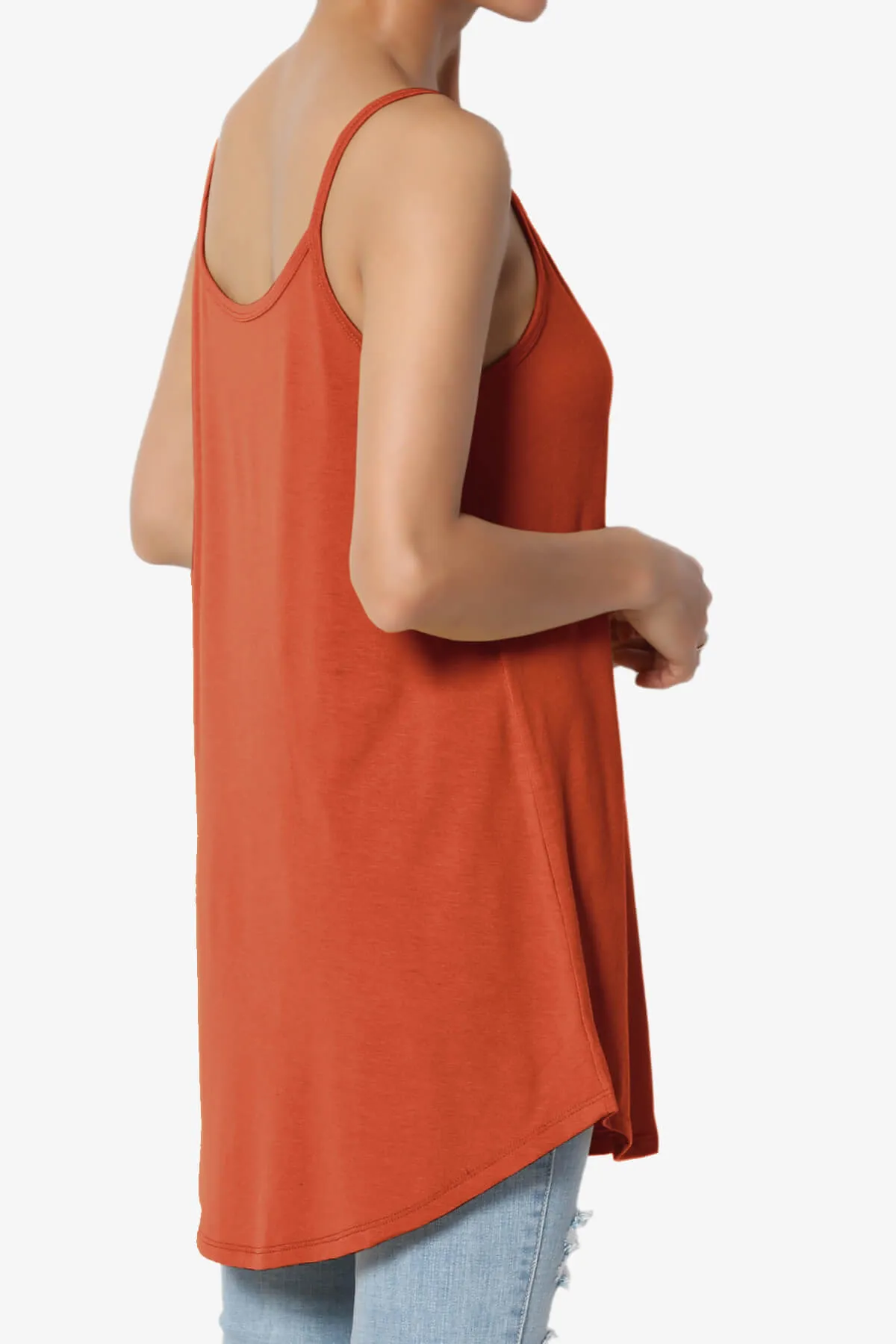 Chelsea Scoop & V Neck Flared Camisole Top