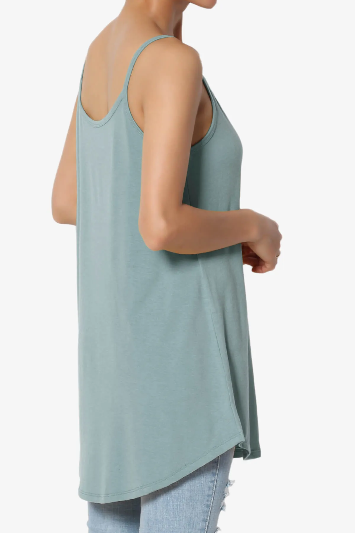 Chelsea Scoop & V Neck Flared Camisole Top