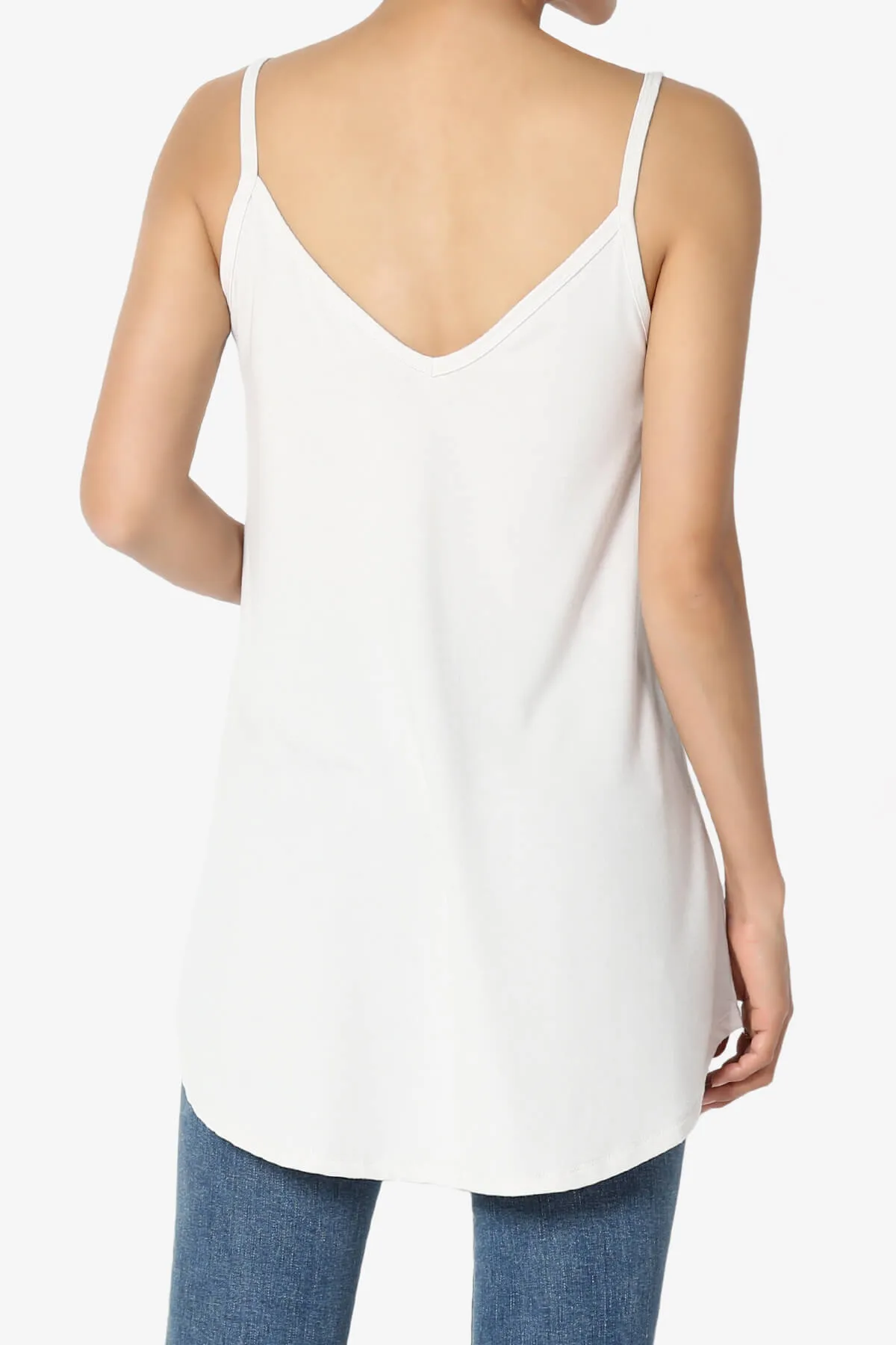 Chelsea Scoop & V Neck Flared Camisole Top