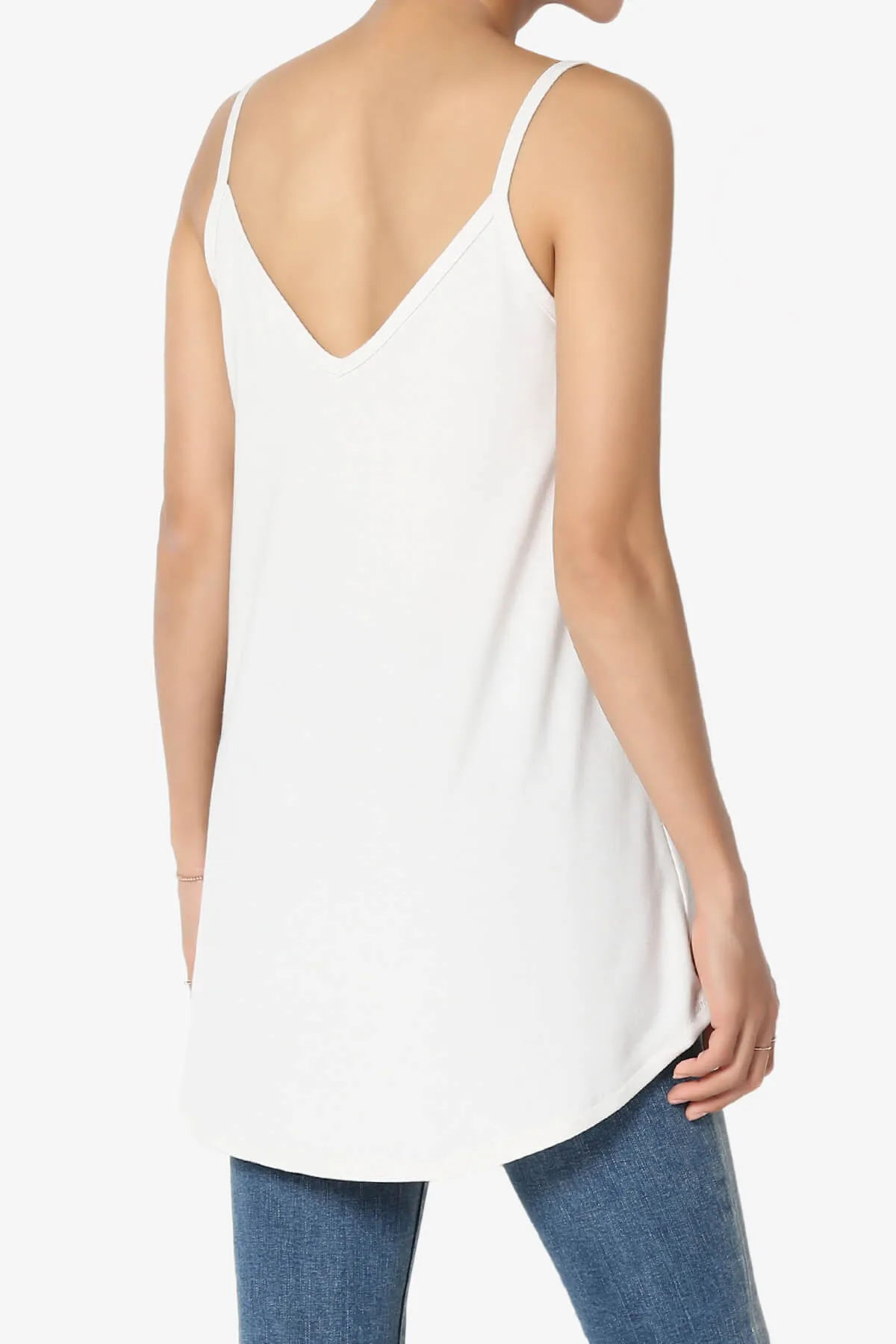 Chelsea Scoop & V Neck Flared Camisole Top