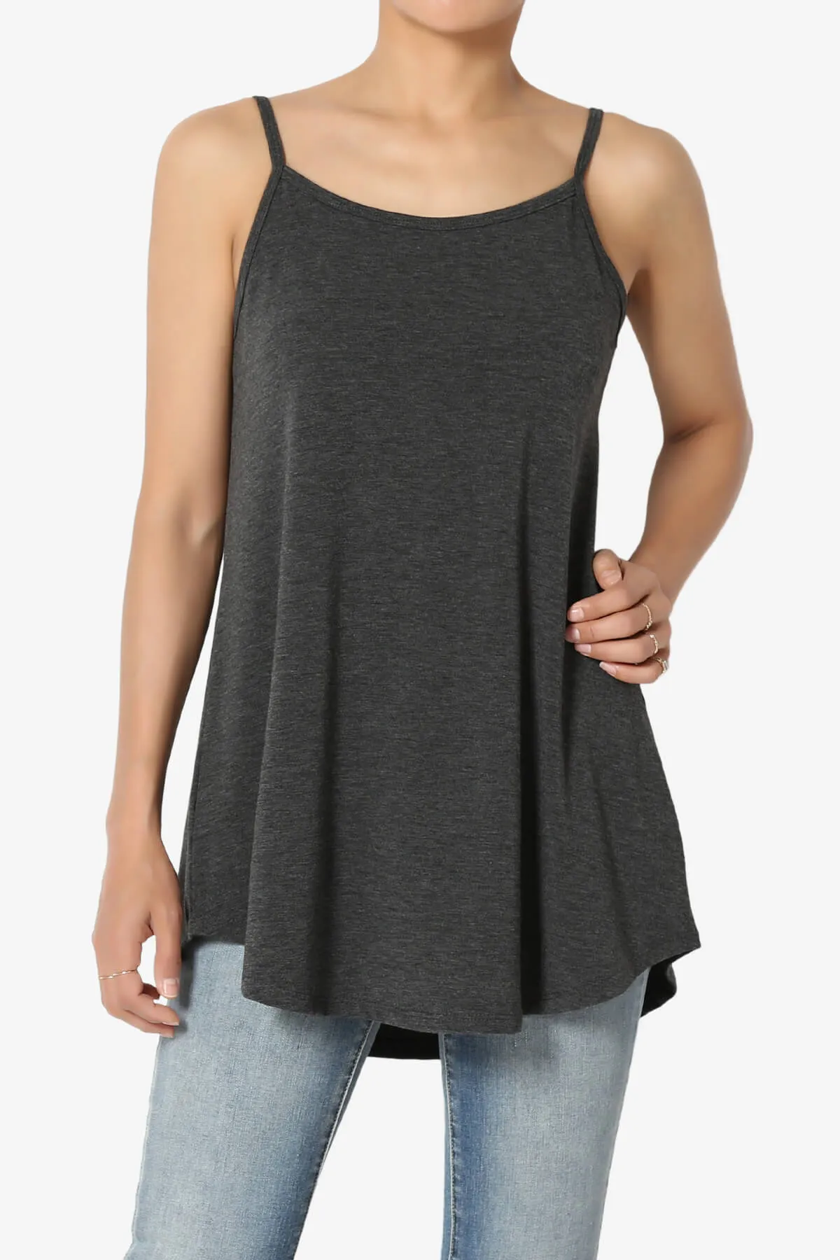 Chelsea Scoop & V Neck Flared Camisole Top