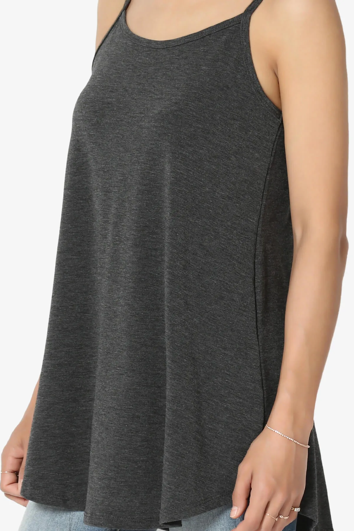 Chelsea Scoop & V Neck Flared Camisole Top