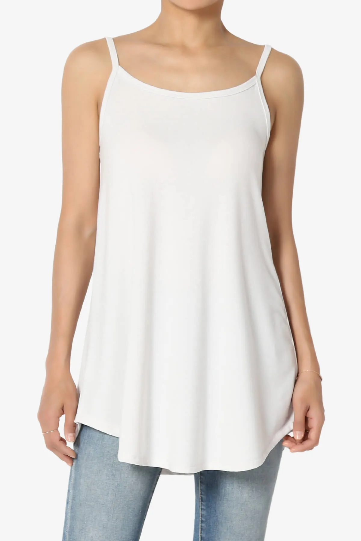 Chelsea Scoop & V Neck Flared Camisole Top