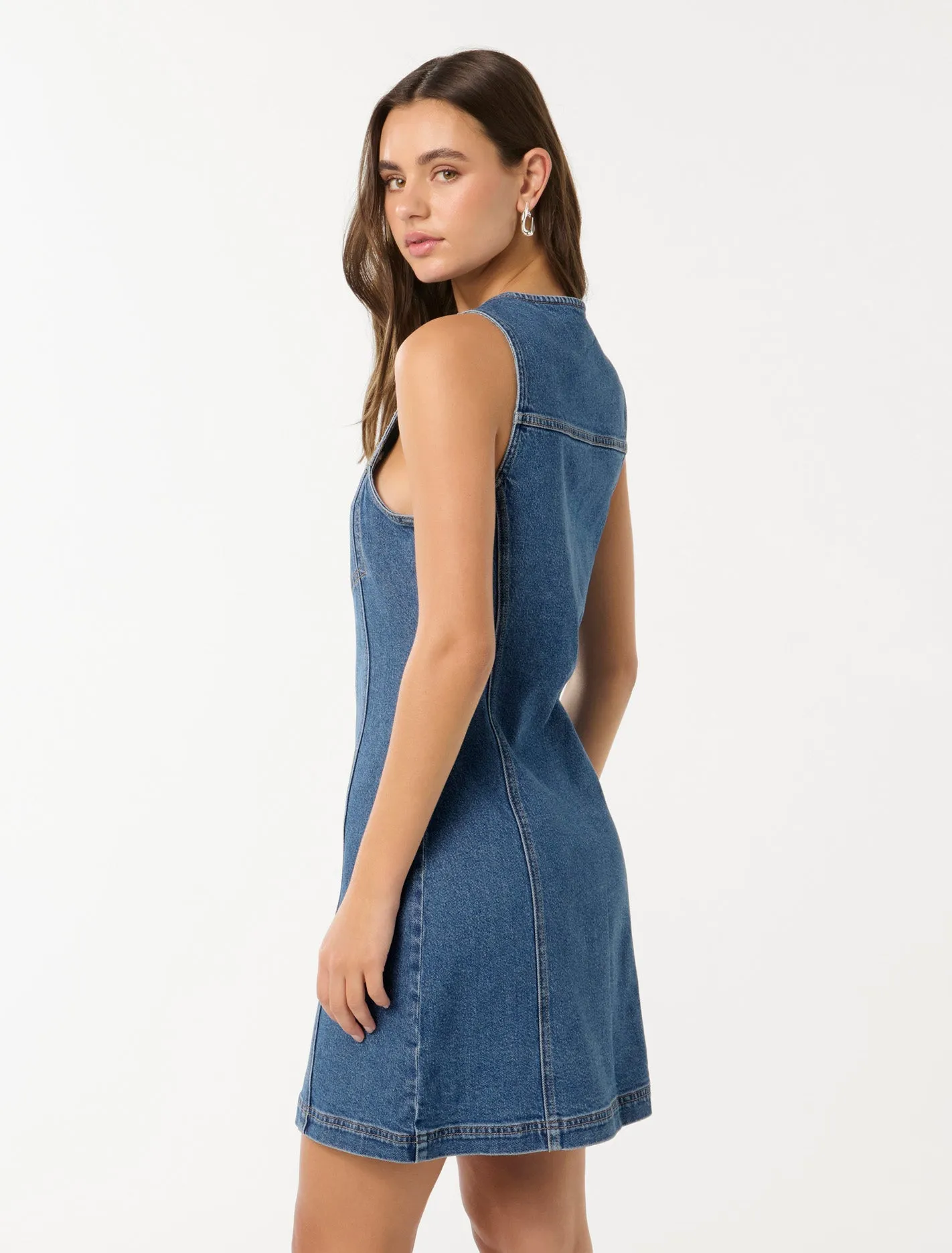 Christine Denim Mini Dress