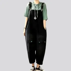 Colorful denim dungaree for women