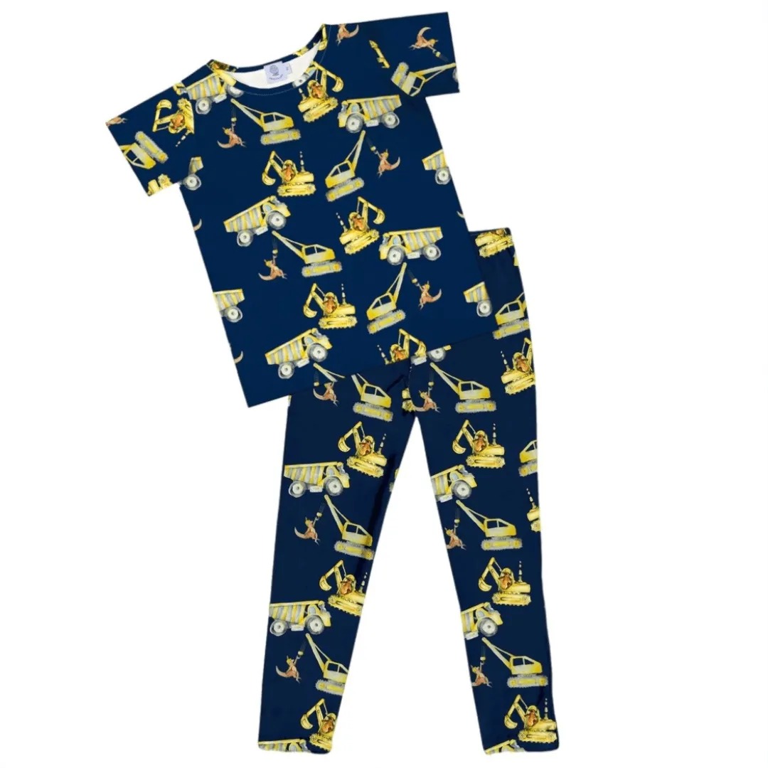 Construction Crew Kids' Leggings Pyjama Set