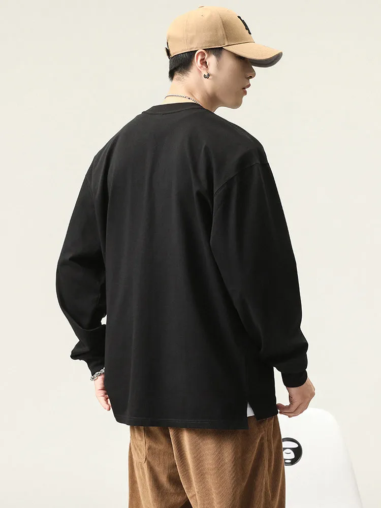 Cozy Thermal Long-Sleeve Shirt for Men