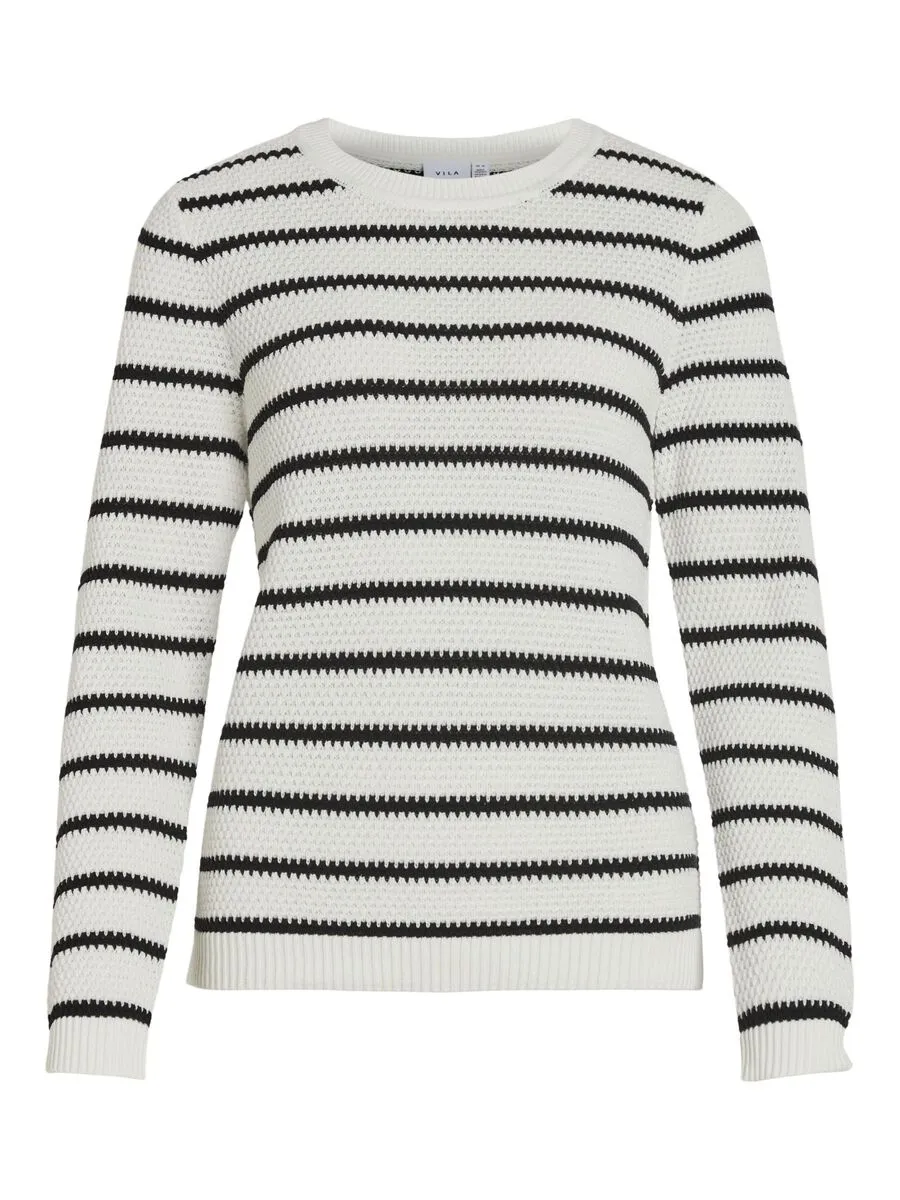 DALO STRIPE JUMPER (WHITE/BLACK)