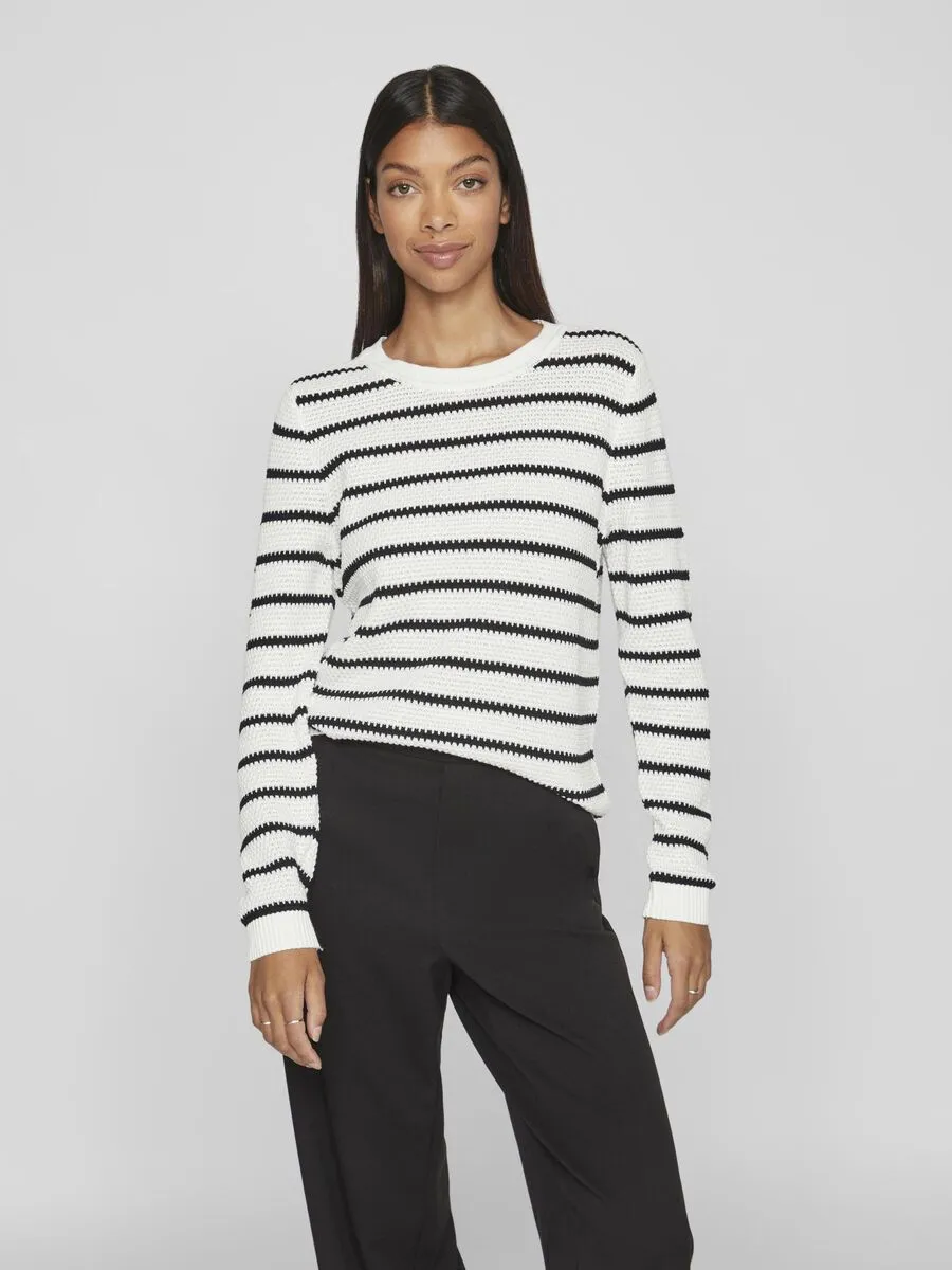 DALO STRIPE JUMPER (WHITE/BLACK)