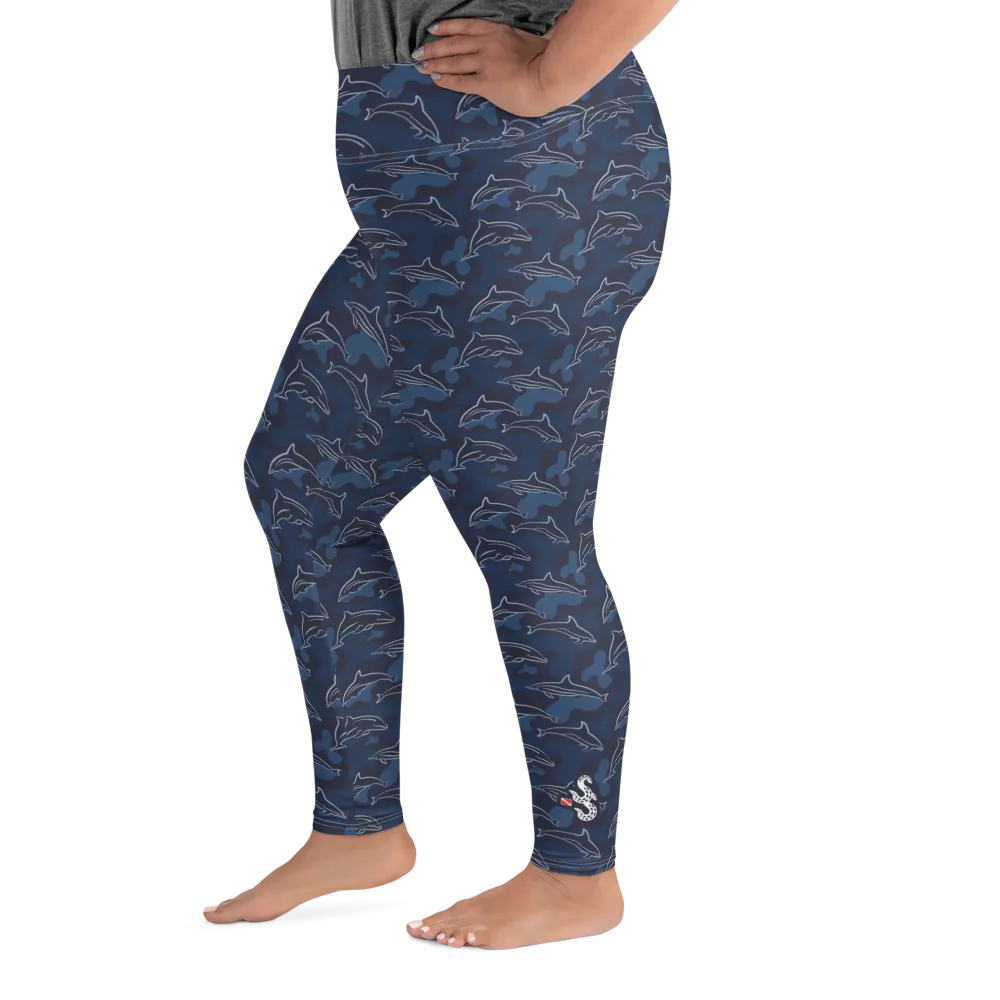 Dancing Dolphins Leggings Plus Size