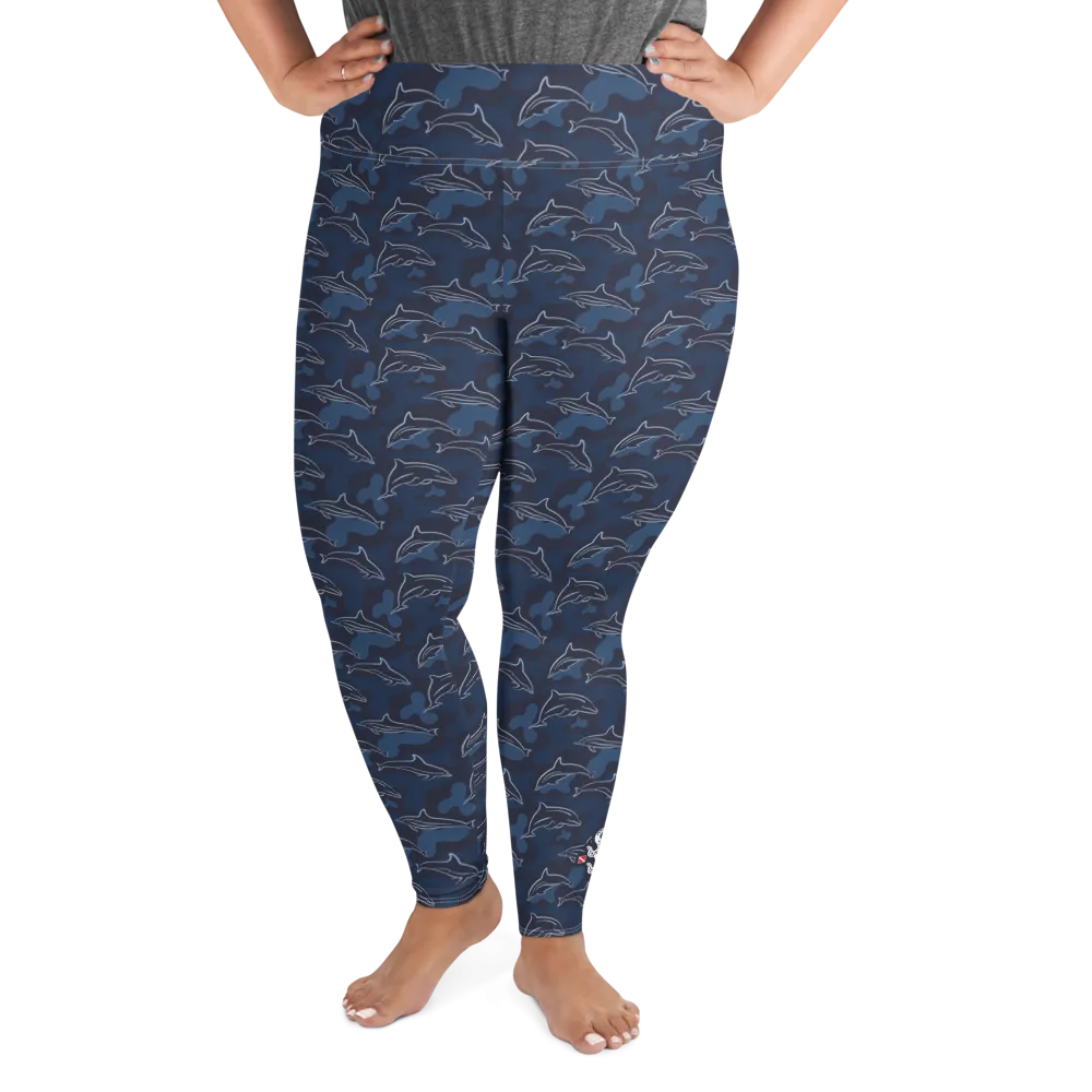 Dancing Dolphins Leggings Plus Size