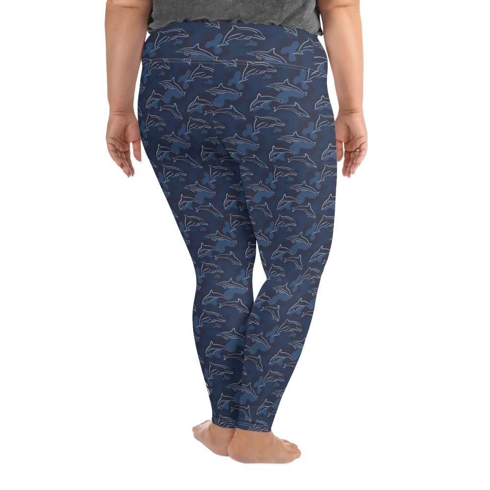 Dancing Dolphins Leggings Plus Size