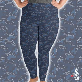 Dancing Dolphins Leggings Plus Size