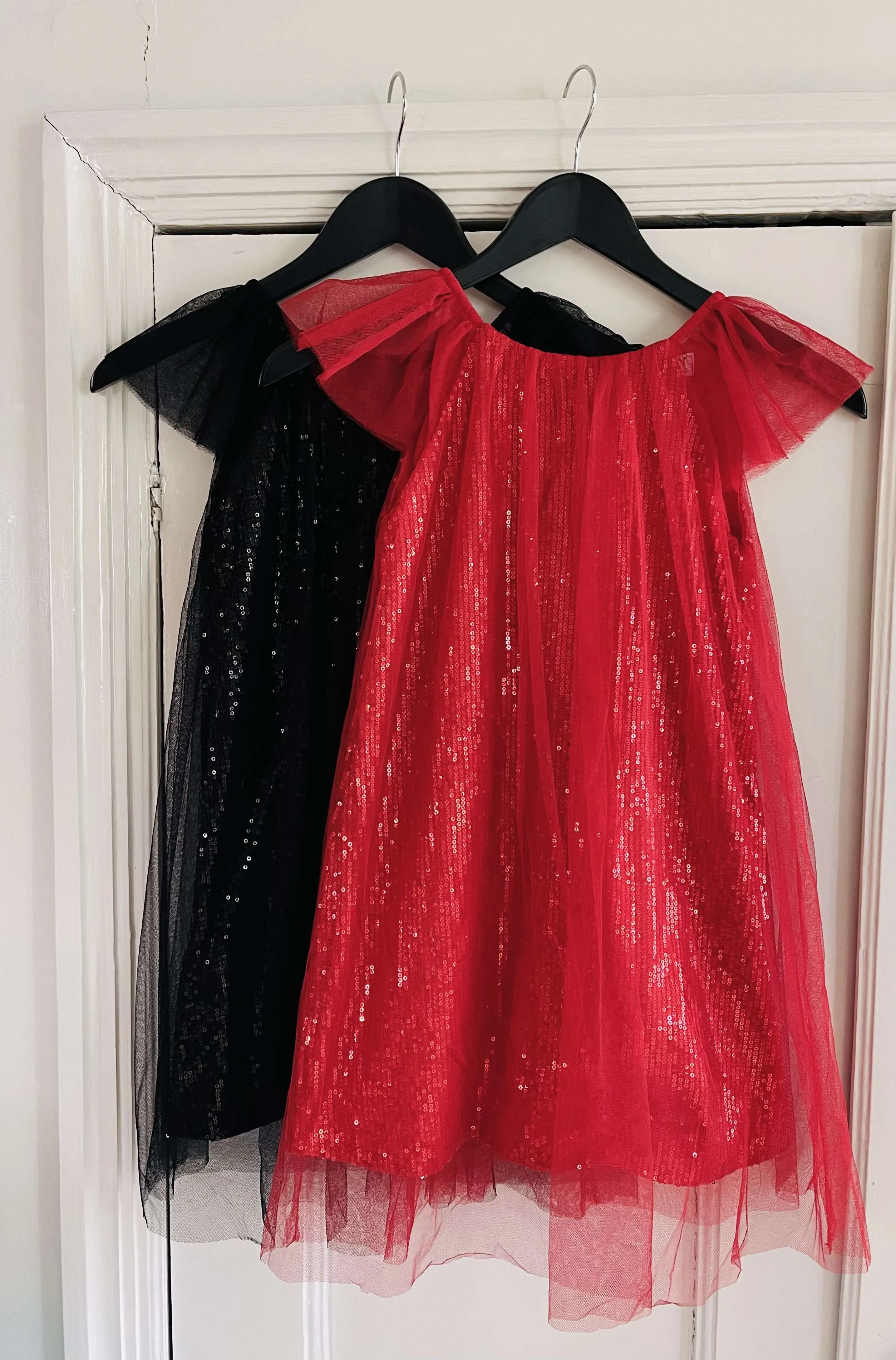 DOLLY by Le Petit Tom ® SEQUIN TULLE DRESS red