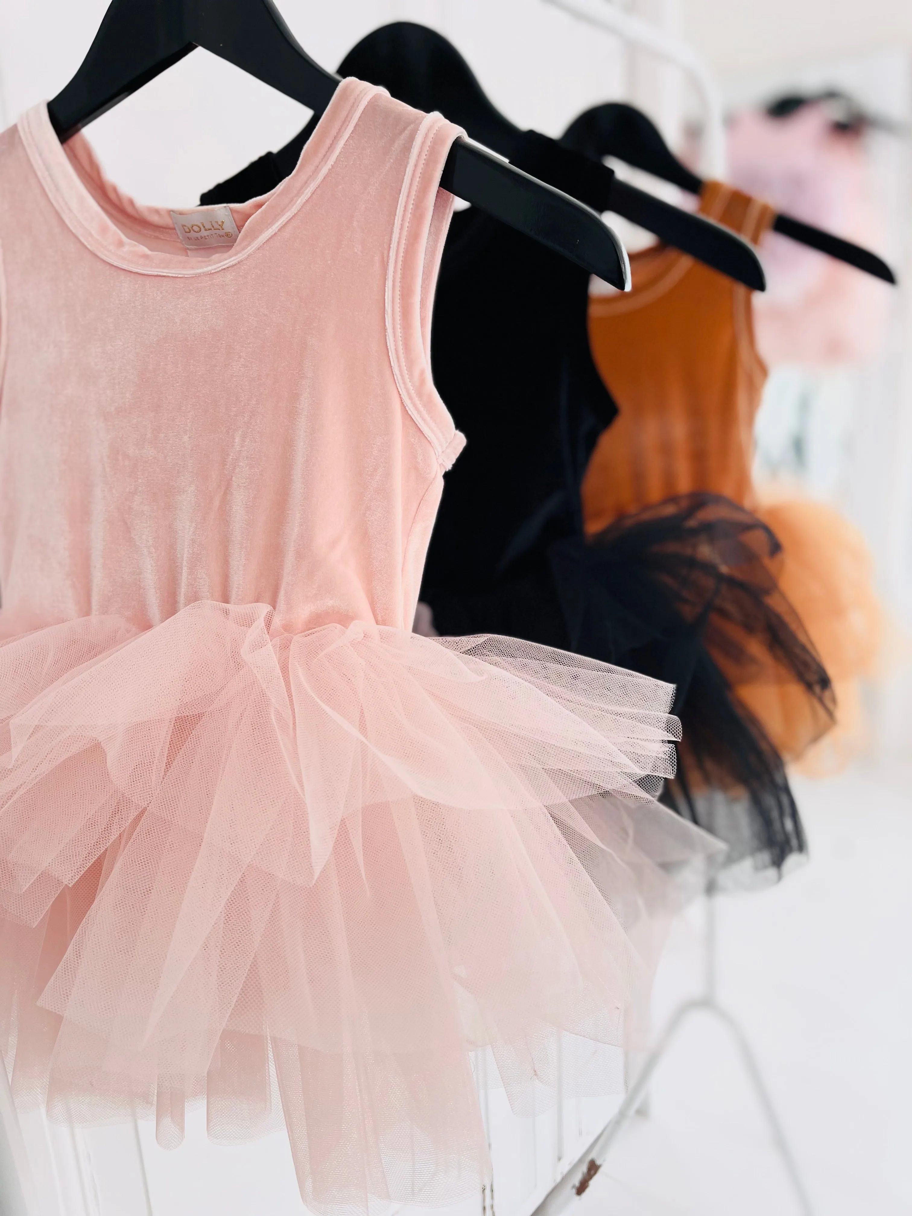 DOLLY TIMELESS VELVET TUTU DRESS pink