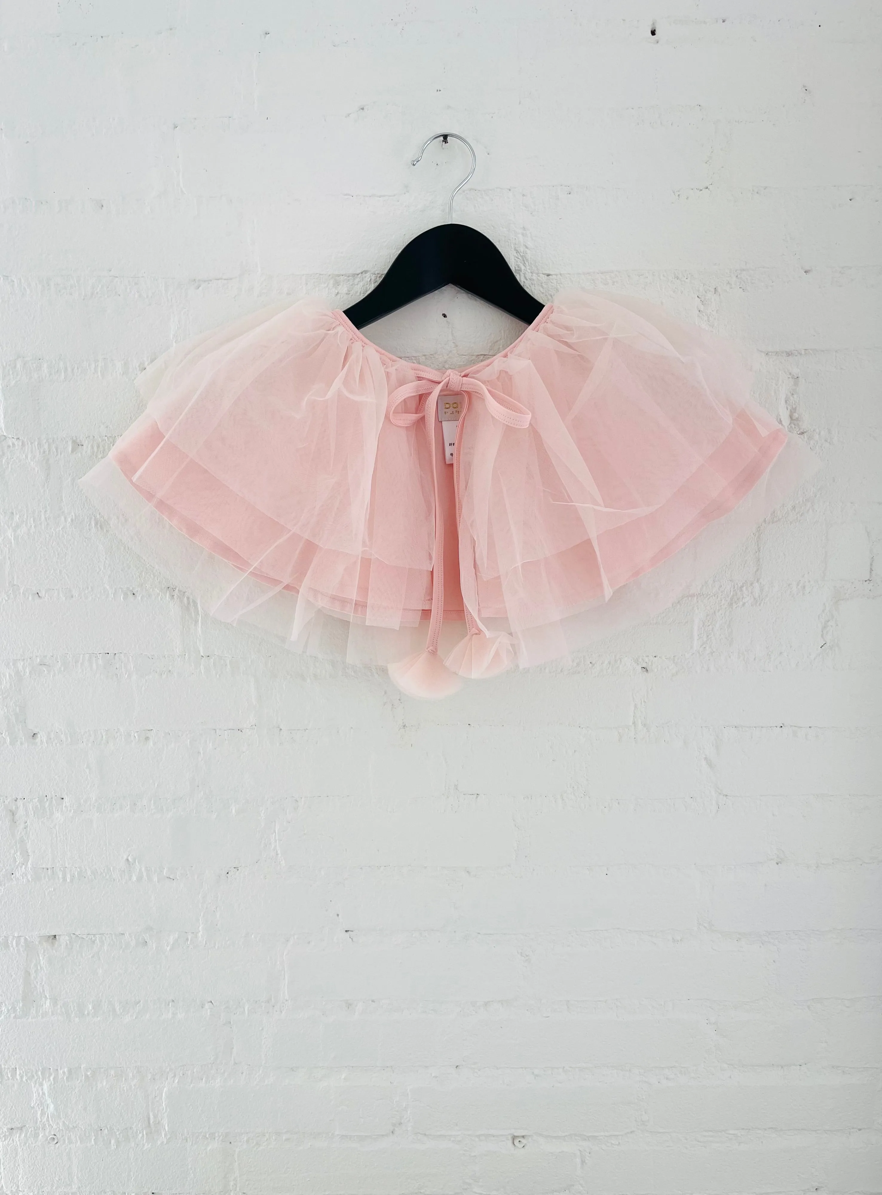 DOLLY TULLE CAPE  pink