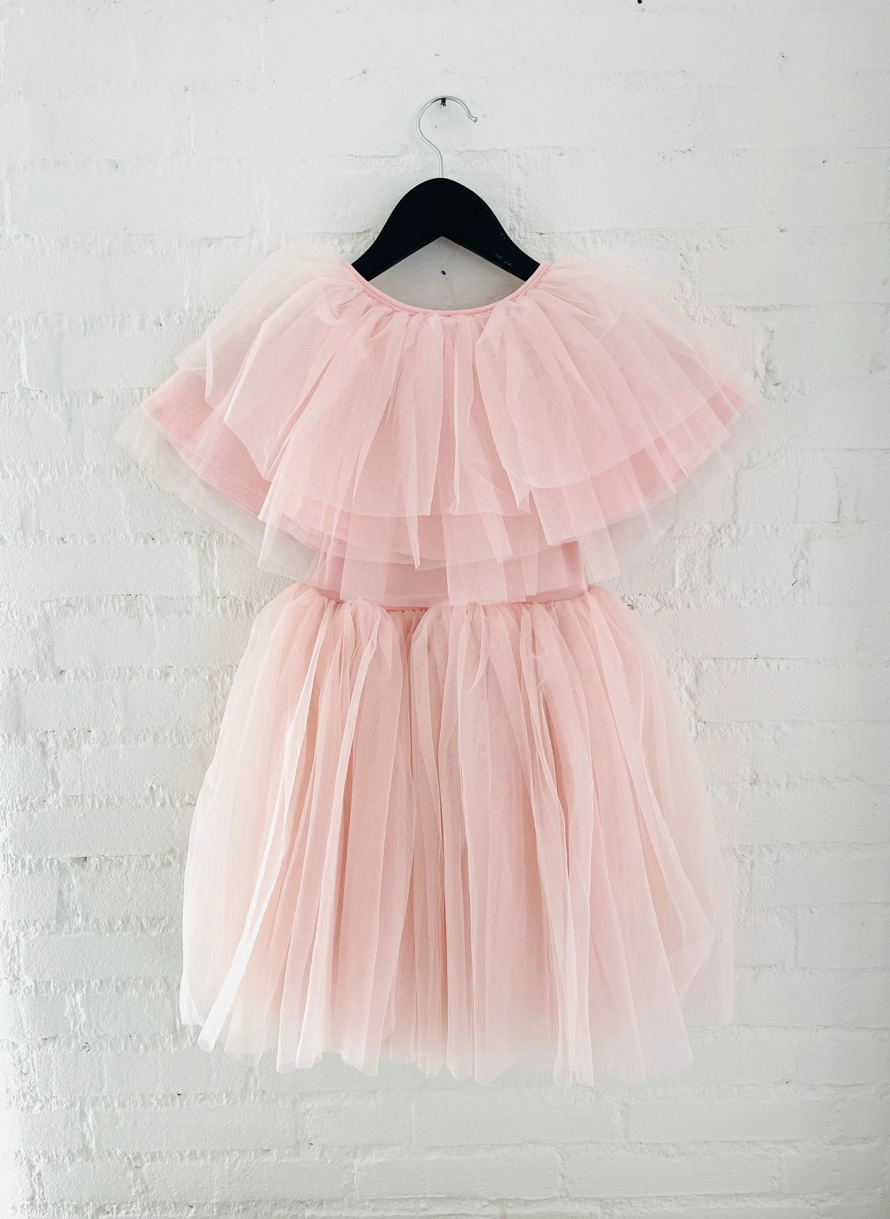 DOLLY TULLE CAPE  pink