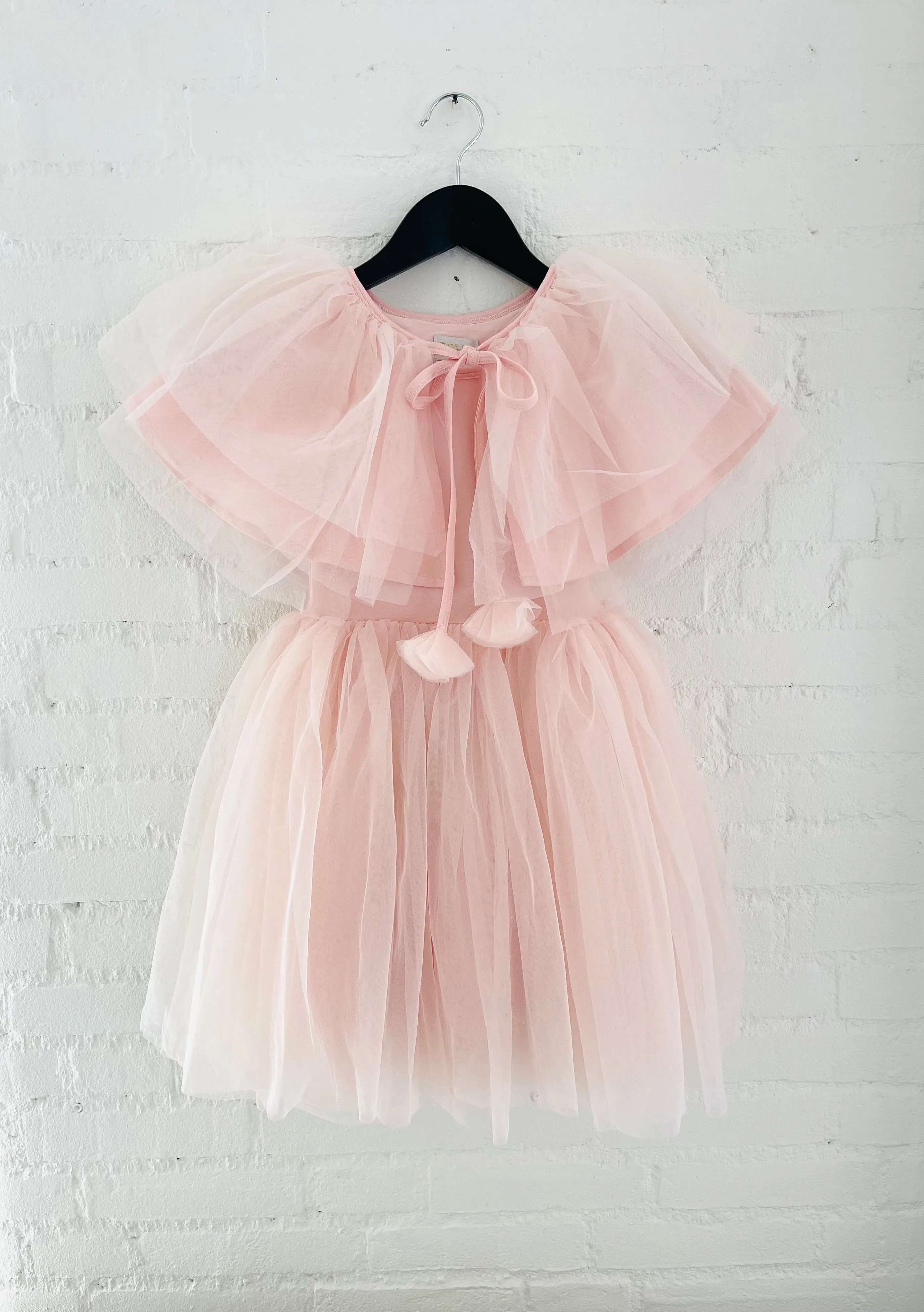 DOLLY TULLE CAPE  pink