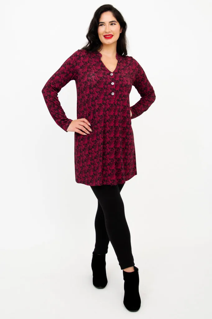 Edwina L/S Tunic, Bazar, Bamboo