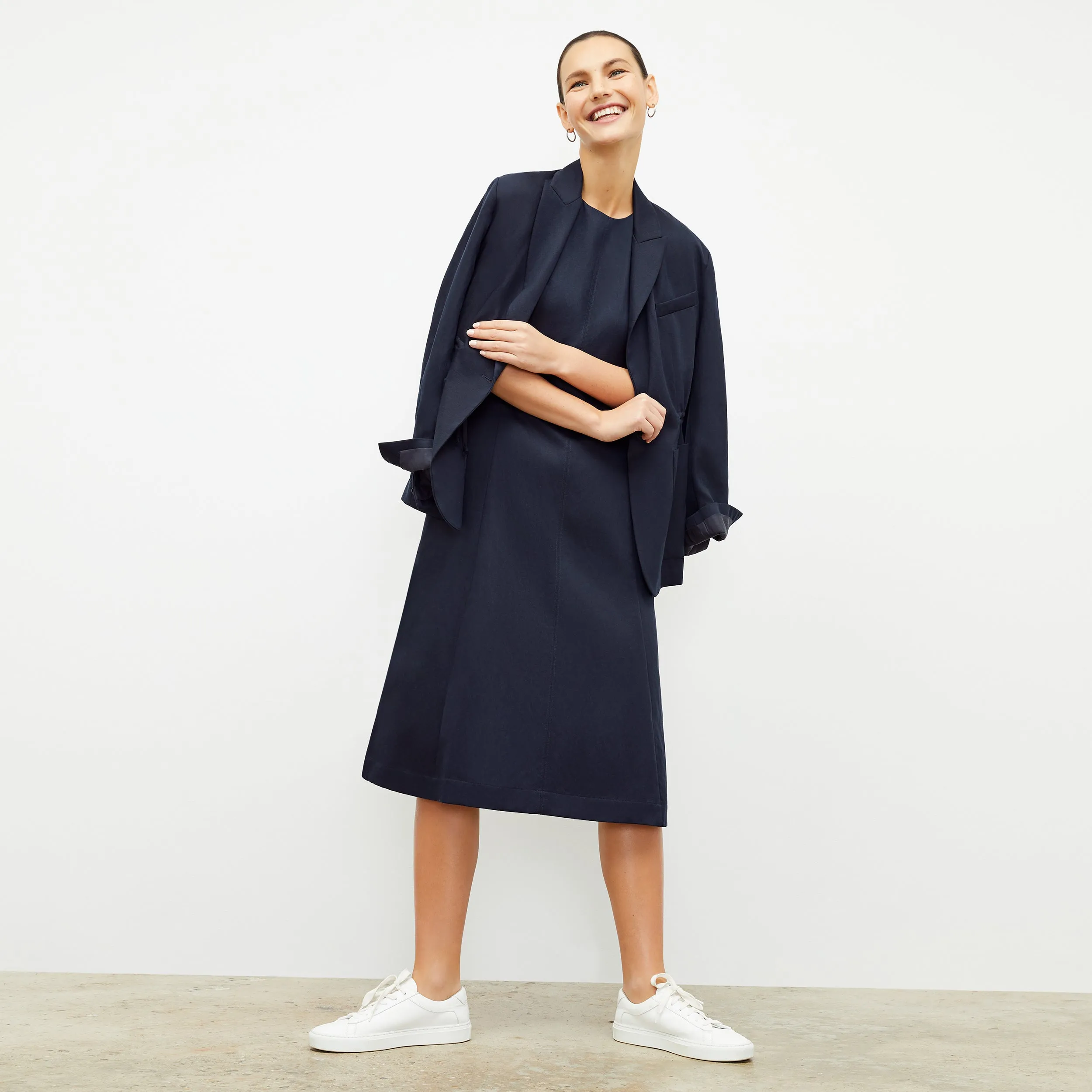 Estela Dress - Everyday Twill :: Night