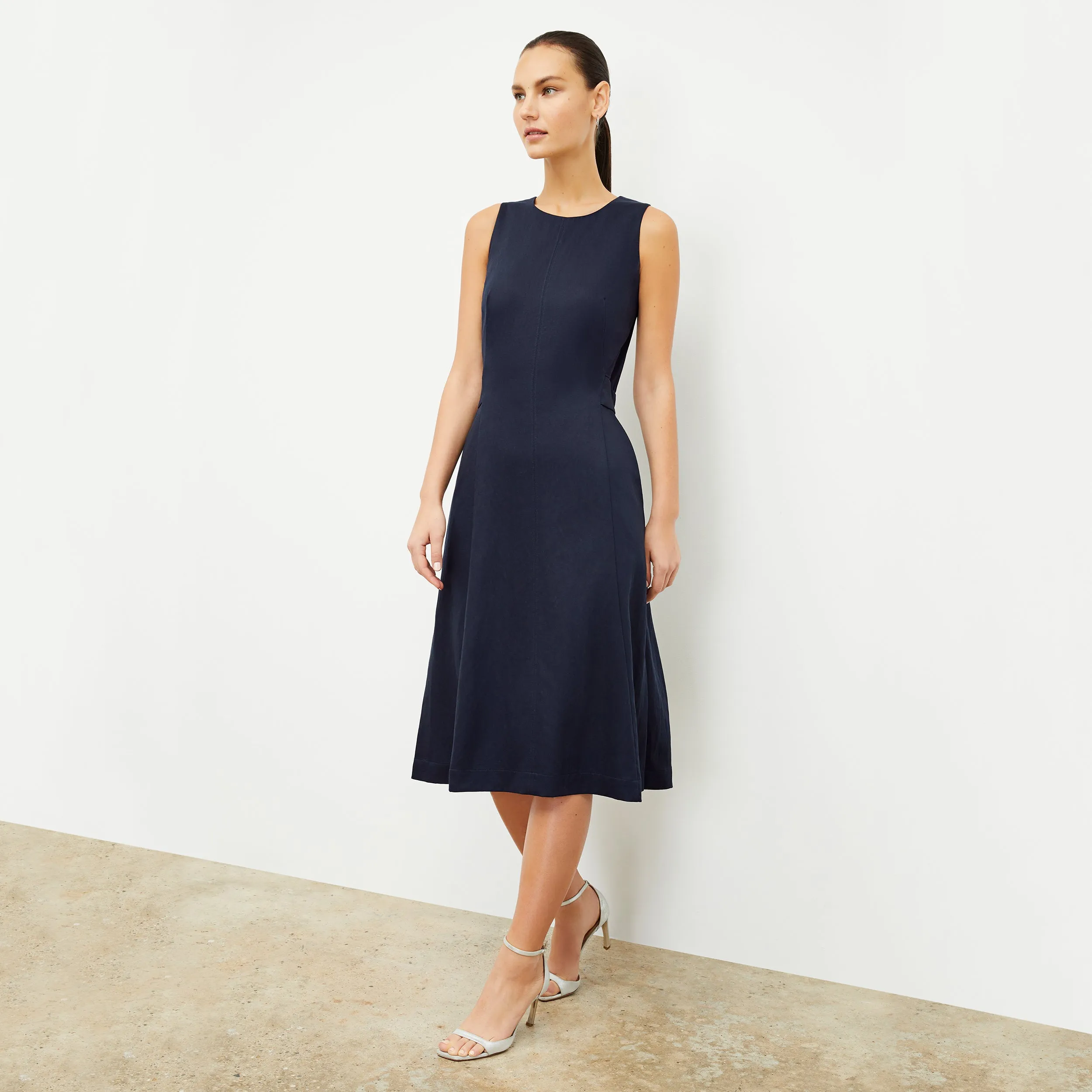 Estela Dress - Everyday Twill :: Night