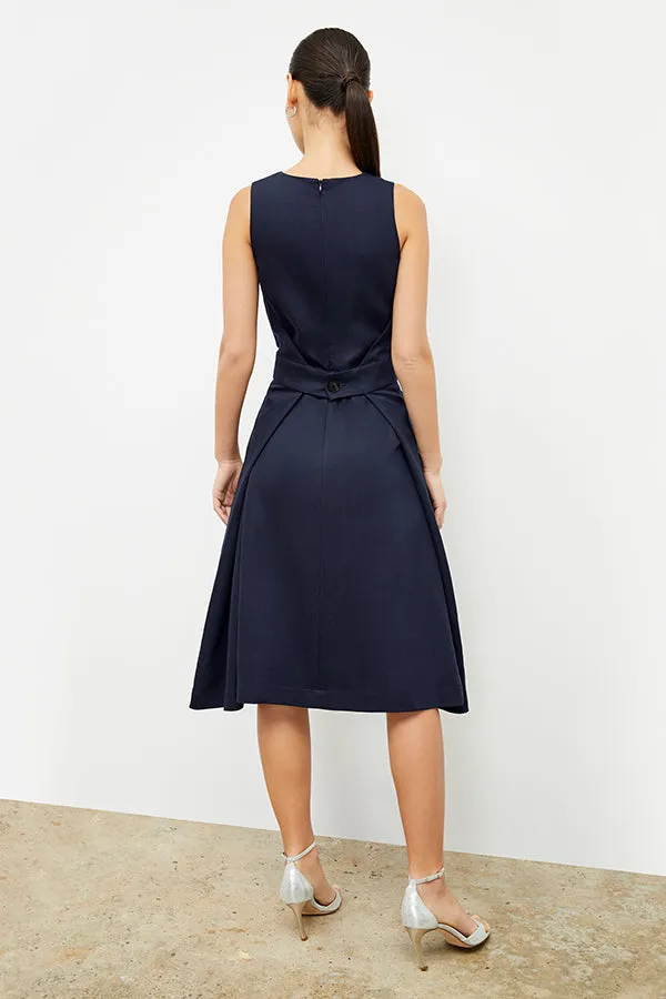 Estela Dress - Everyday Twill :: Night