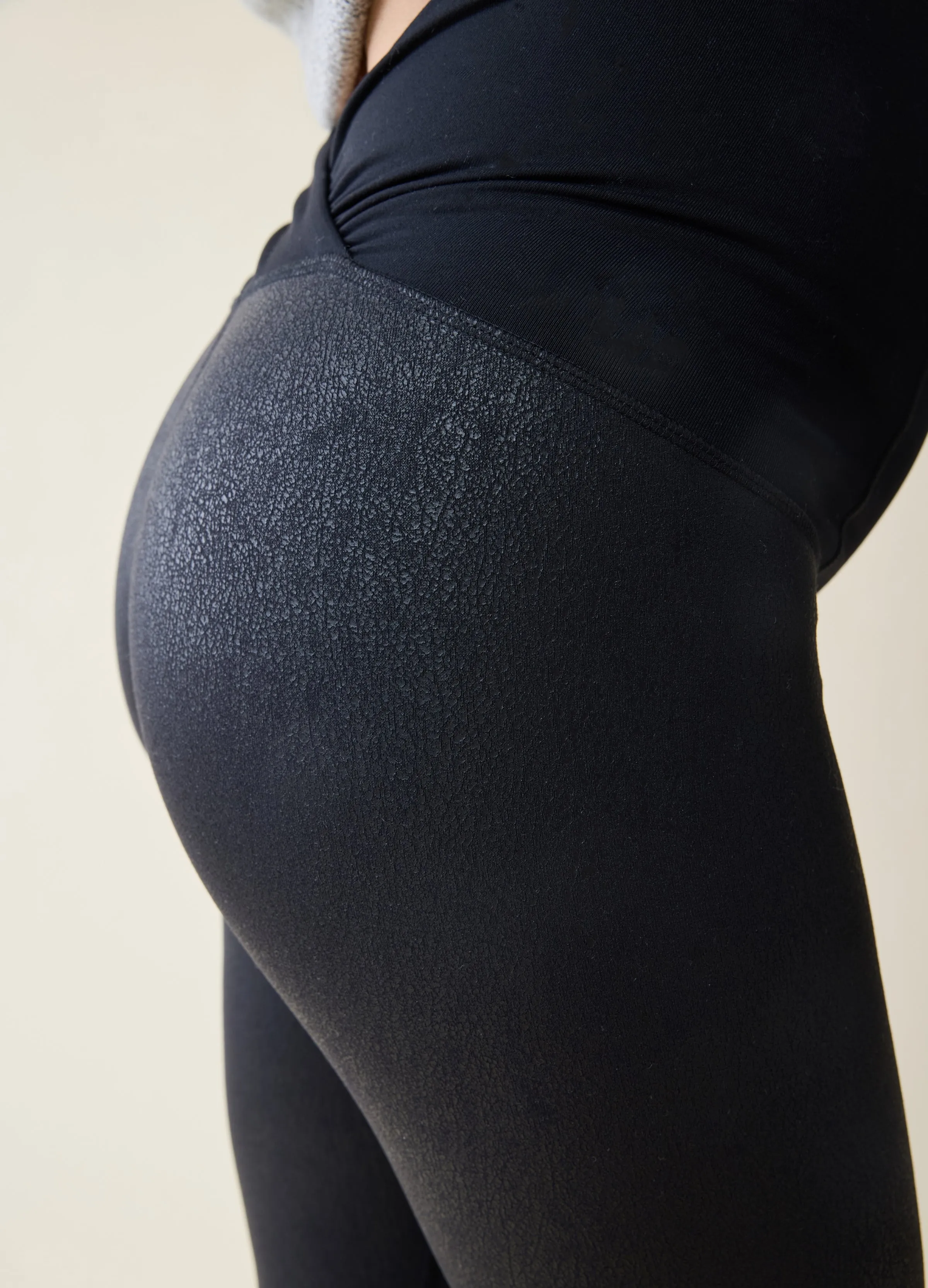 Faux Leather Maternity Legging