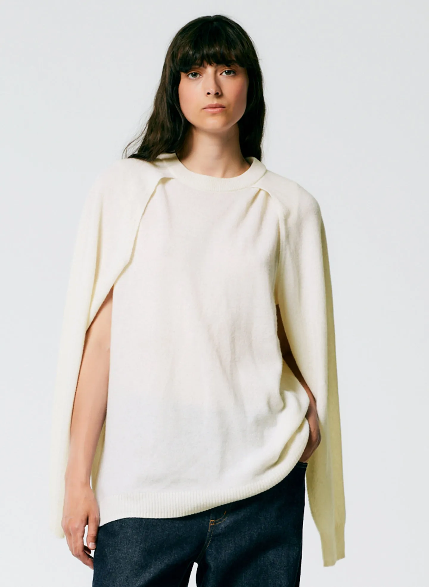 Feather Weight Cashmere Easy Cocoon Tunic