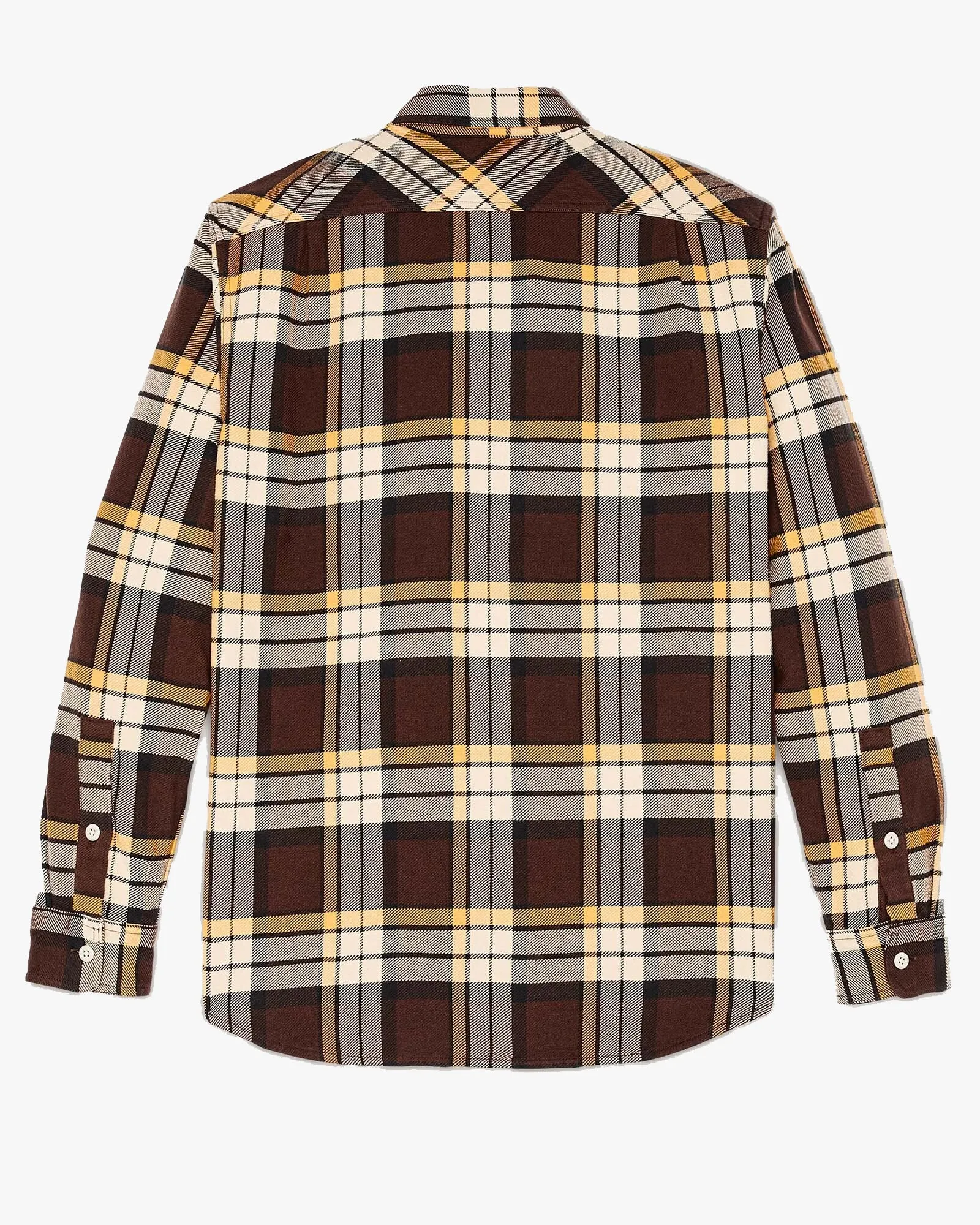 Filson Vintage Flannel Work Shirt - Brown / Yellow / Multi