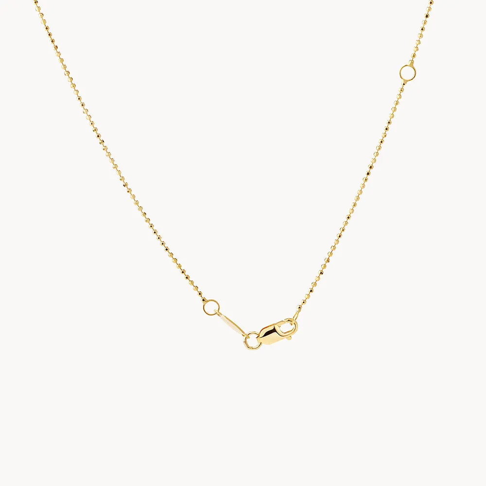 Fine Bead Chain in 10k Gold